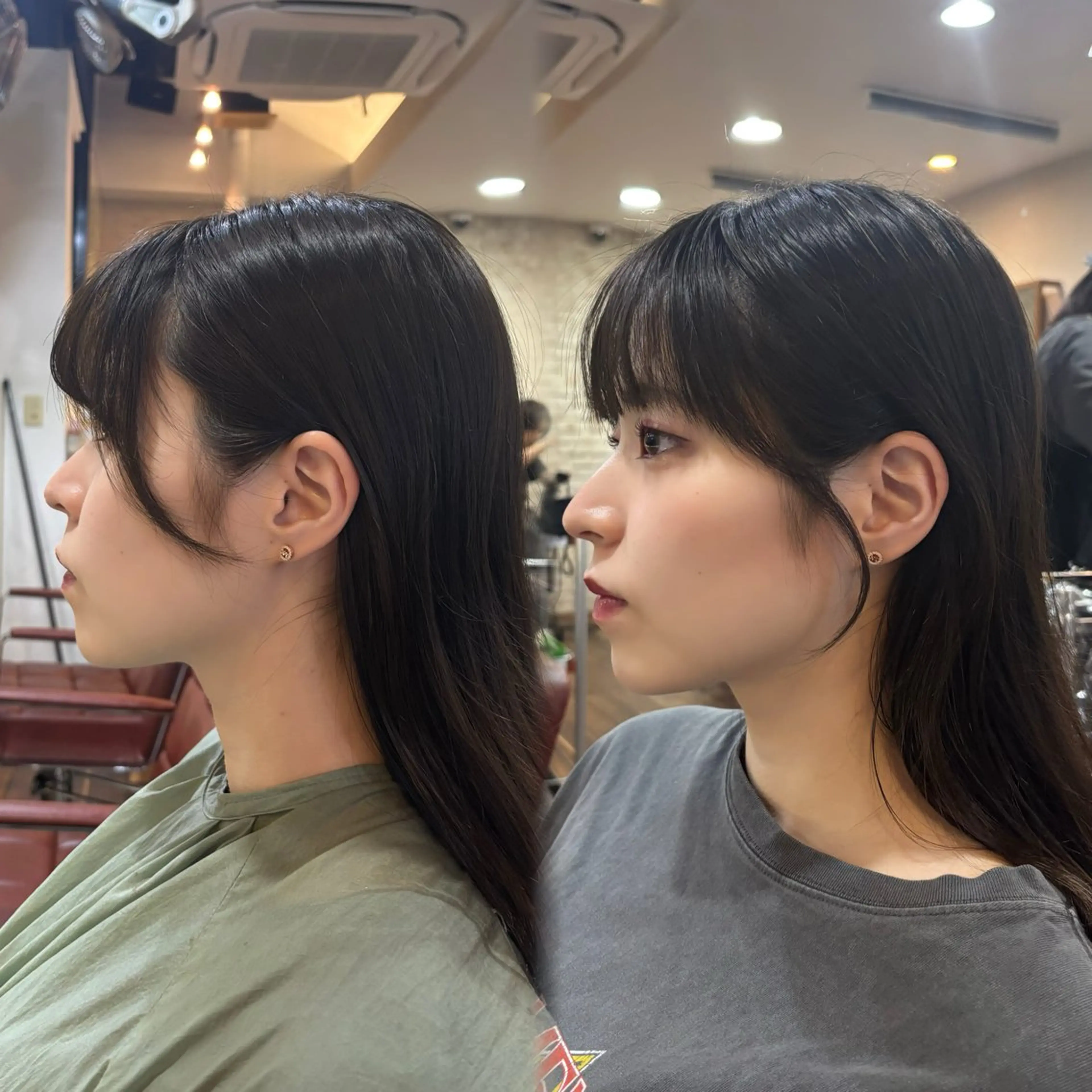 レイヤー/顔周り/ 韓国ヘア🤍フウカのヘアスタイル