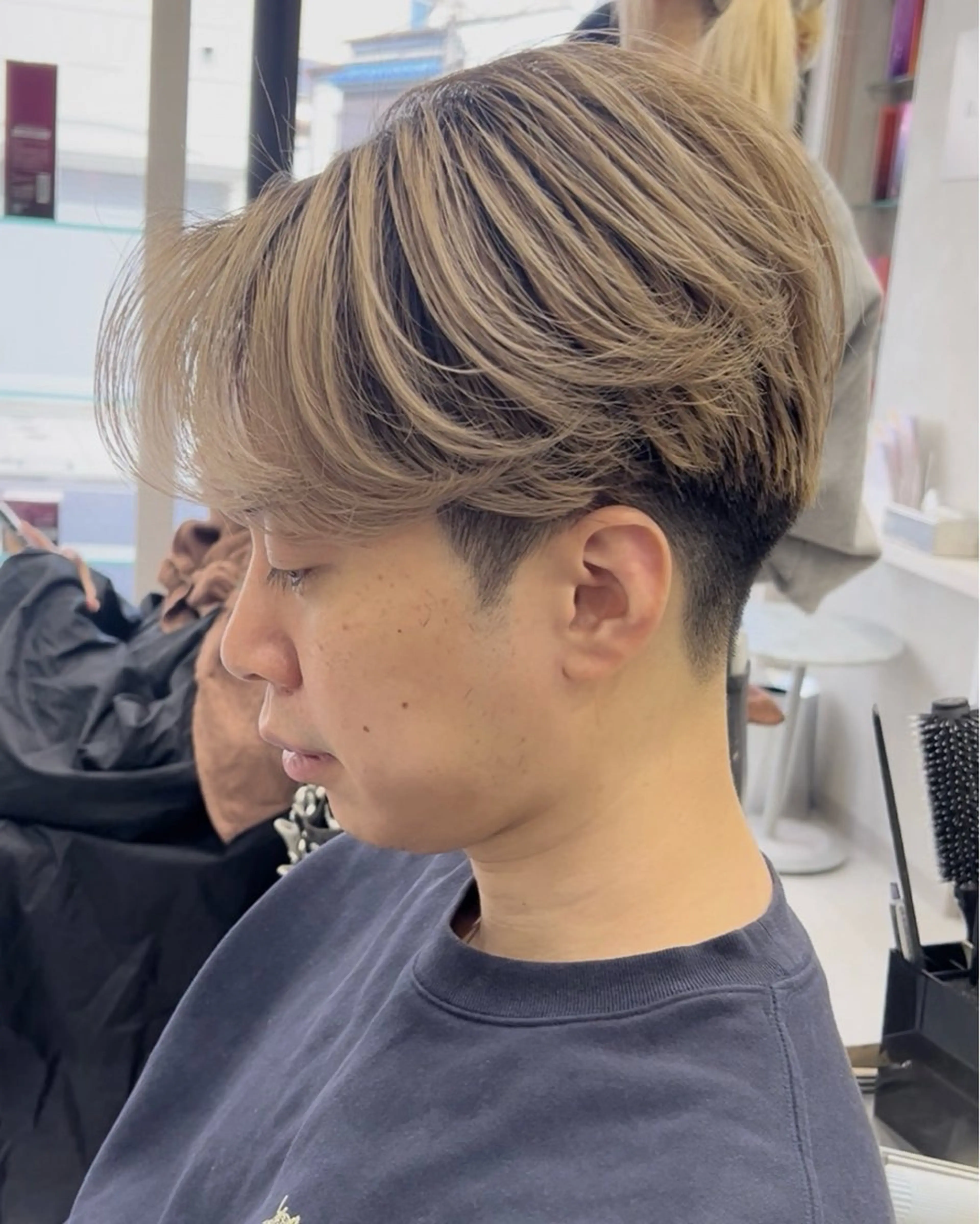 メンズ カット 縮毛矯正 【メンズ縮毛矯正】 kanata/溝の口のヘアスタイル