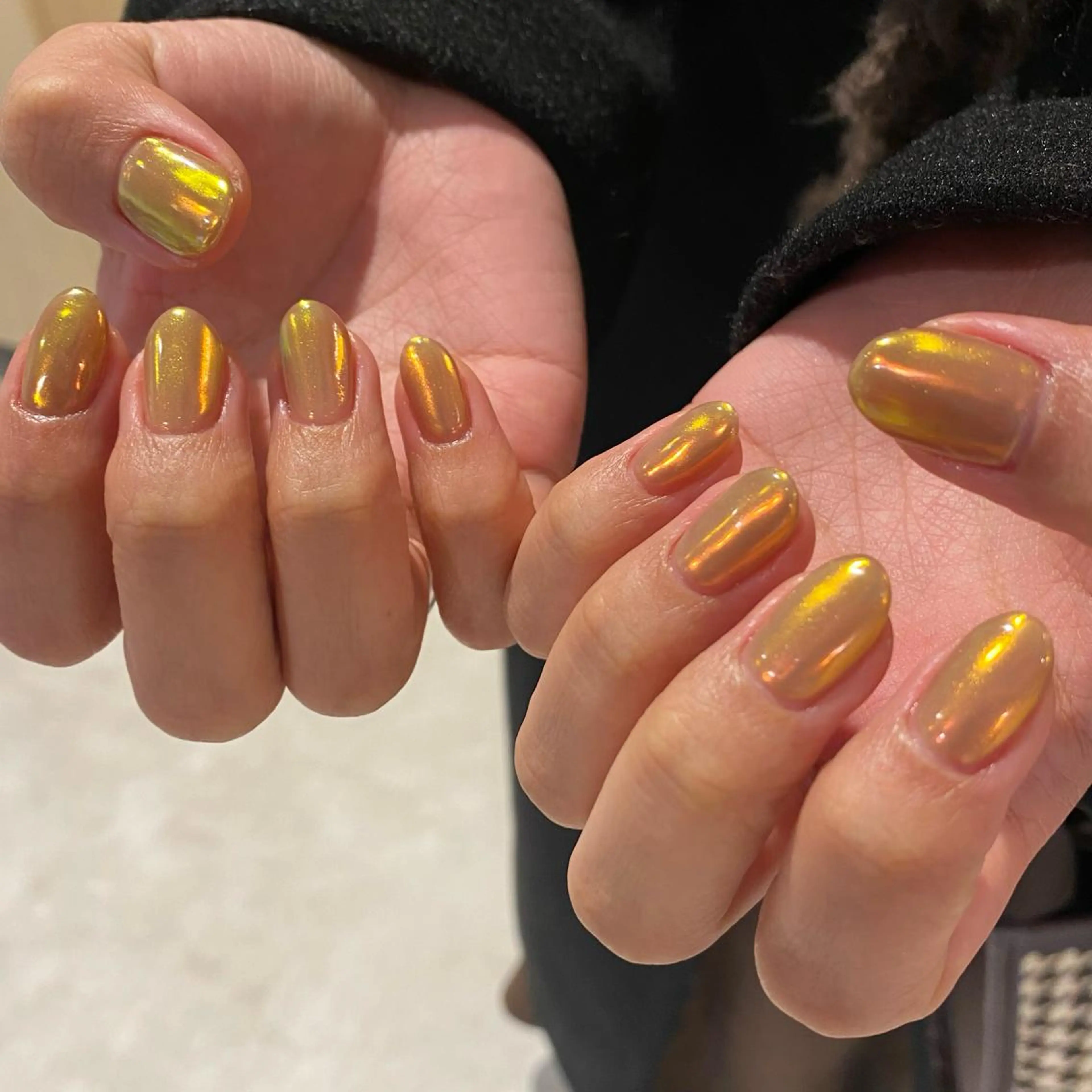 ネイル オーロラネイル ハンドネイル RINO AMANE nailのネイルデザイン