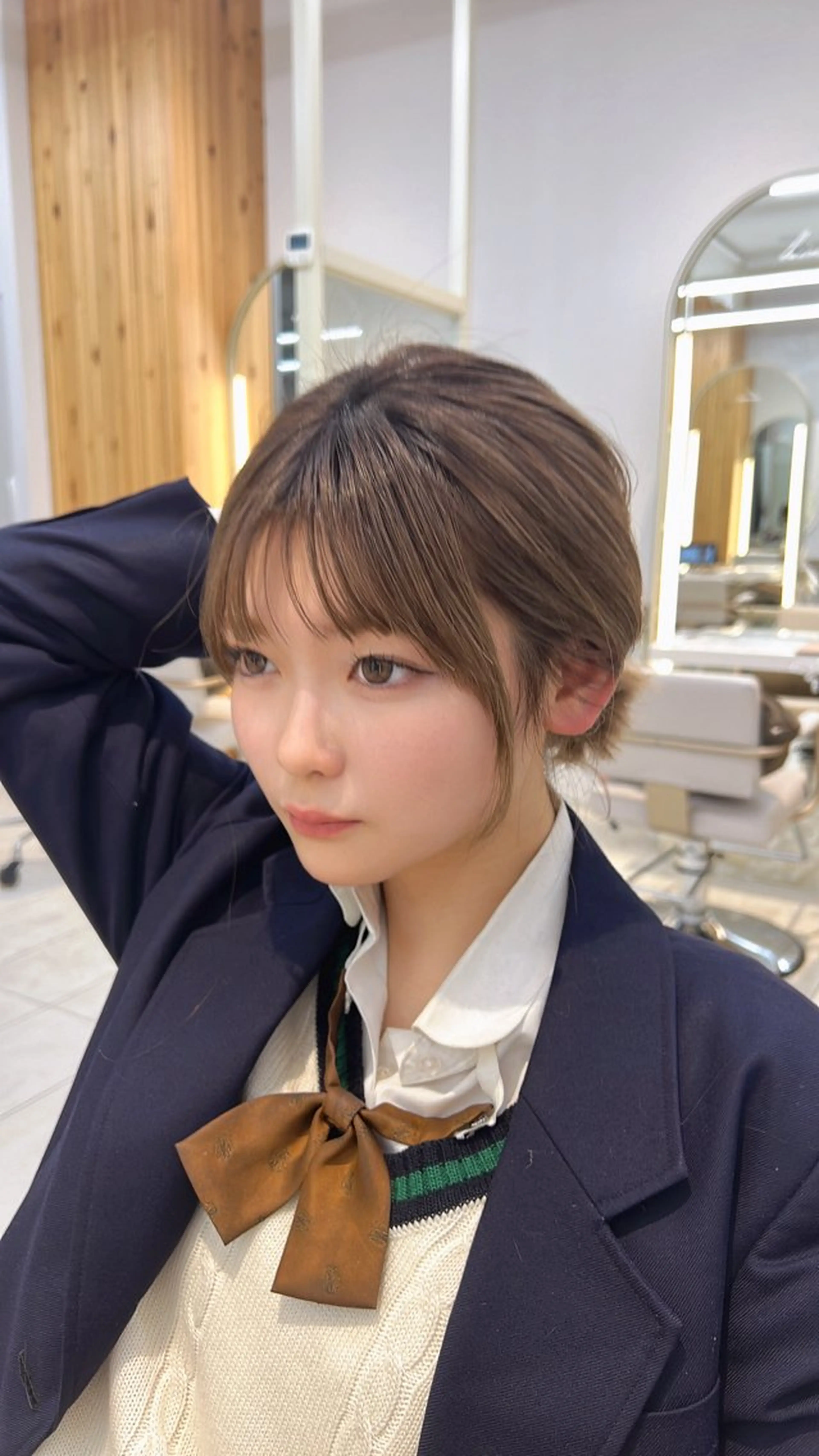 ロング カット トリートメント レイヤーカット/ 顔まわり/アオイのヘアスタイル