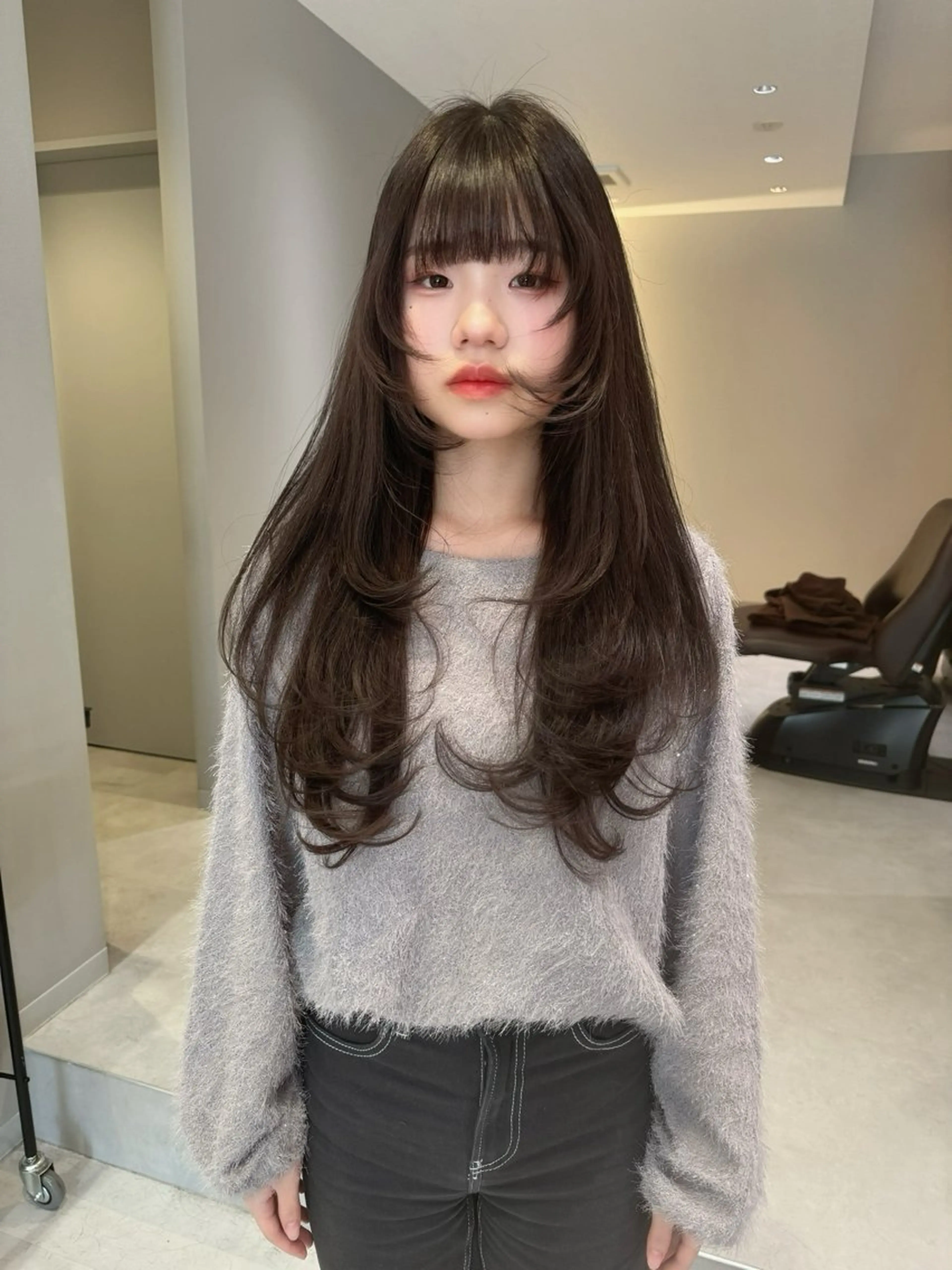 ロング カラー カット ヘアカラー トリートメント ヘアセット ✂️似合わせの魔術師 石田一樹✂️のヘアスタイル