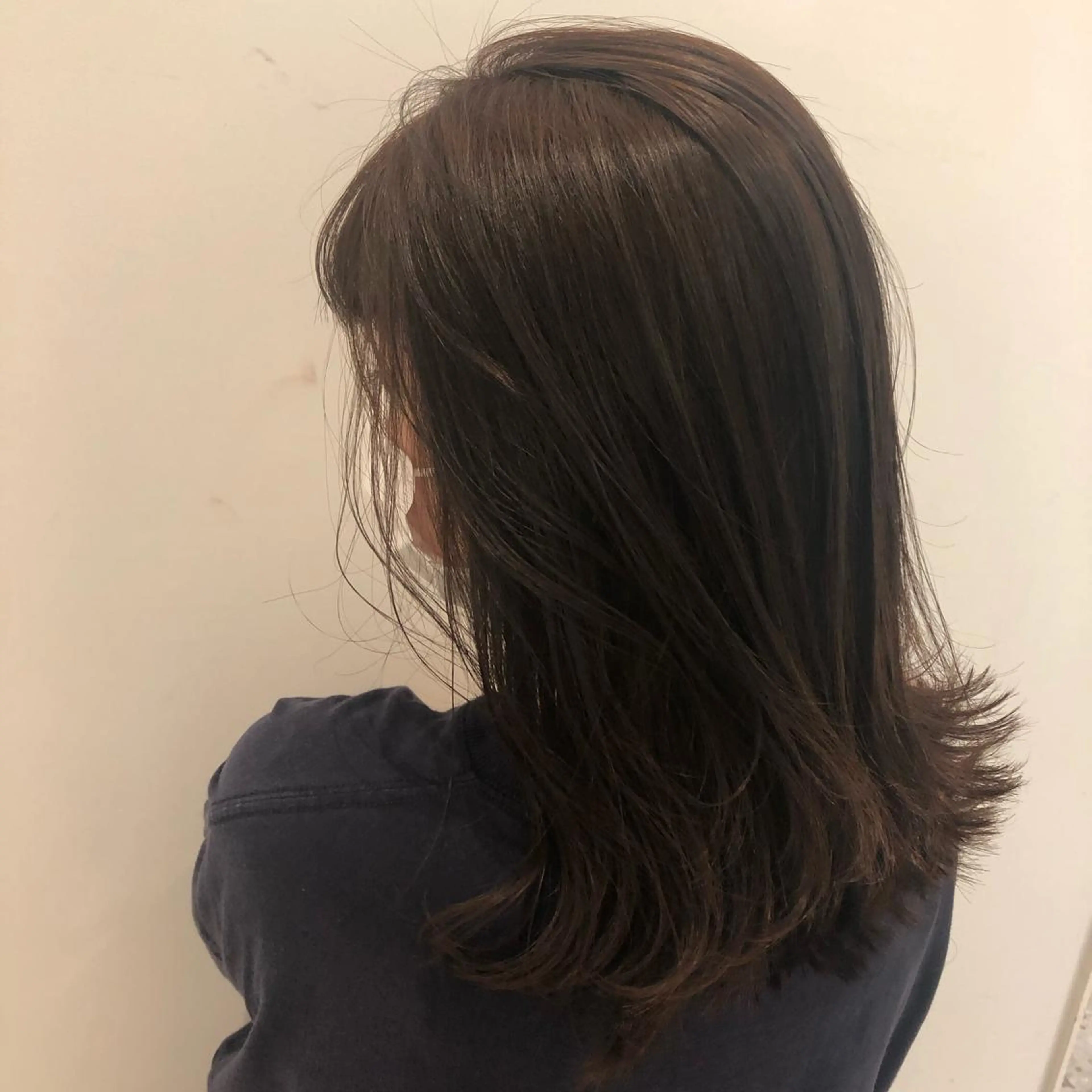 セミロング 銀座／レイヤーカット 🤍内野すみれのヘアスタイル