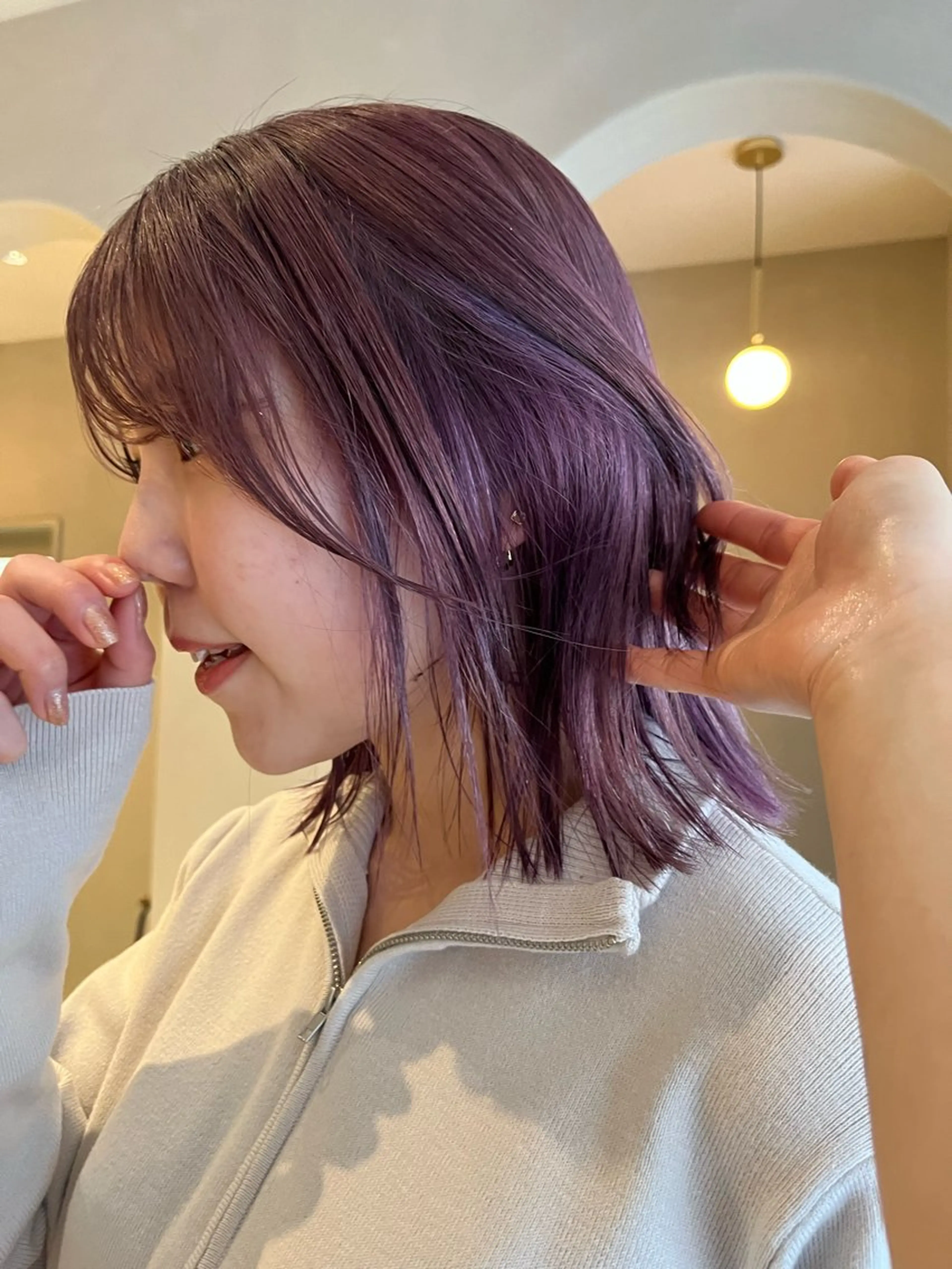 カラー ブリーチ hishida akiho  🩰のヘアスタイル