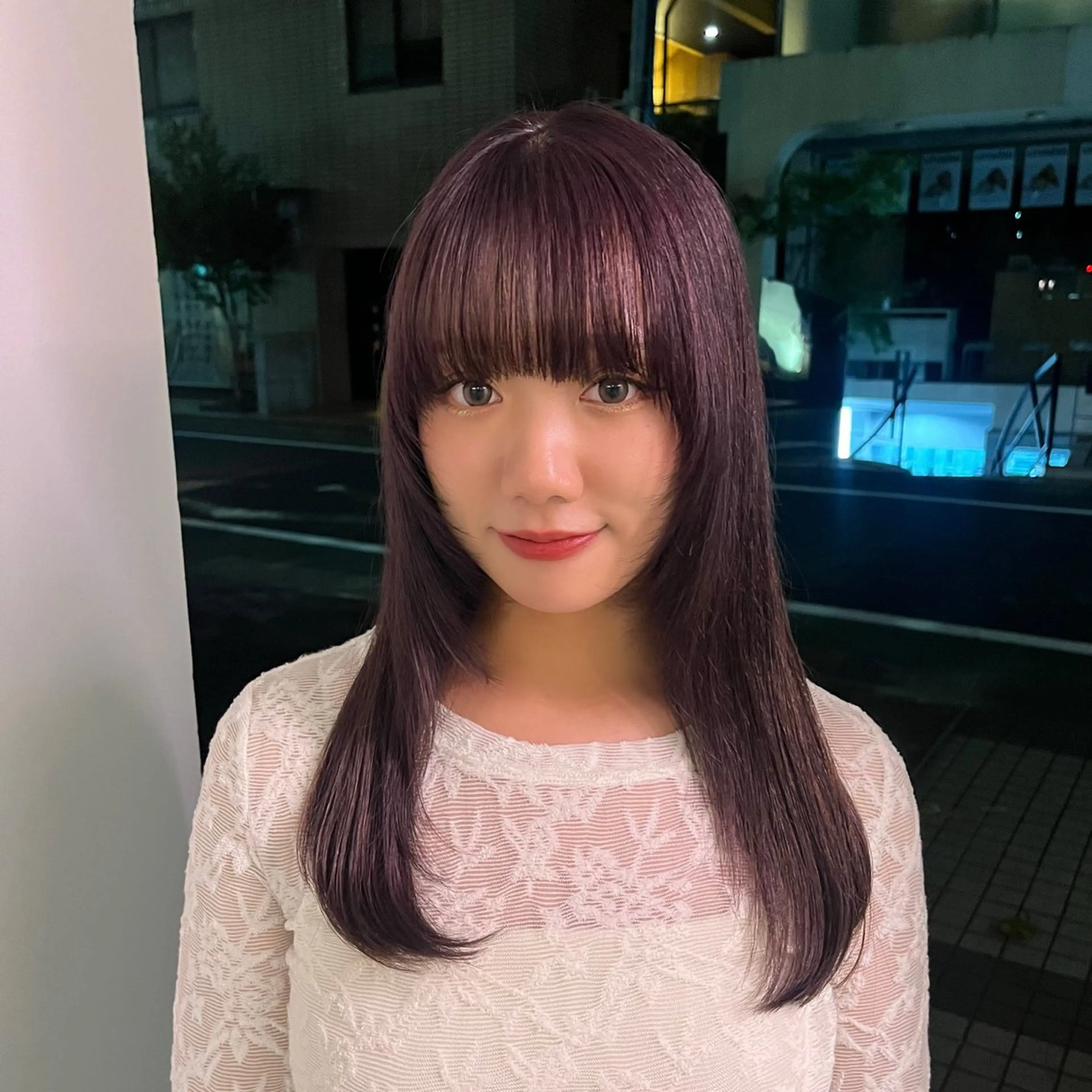 カラー くすみカラー/縮毛 ayukaのヘアスタイル