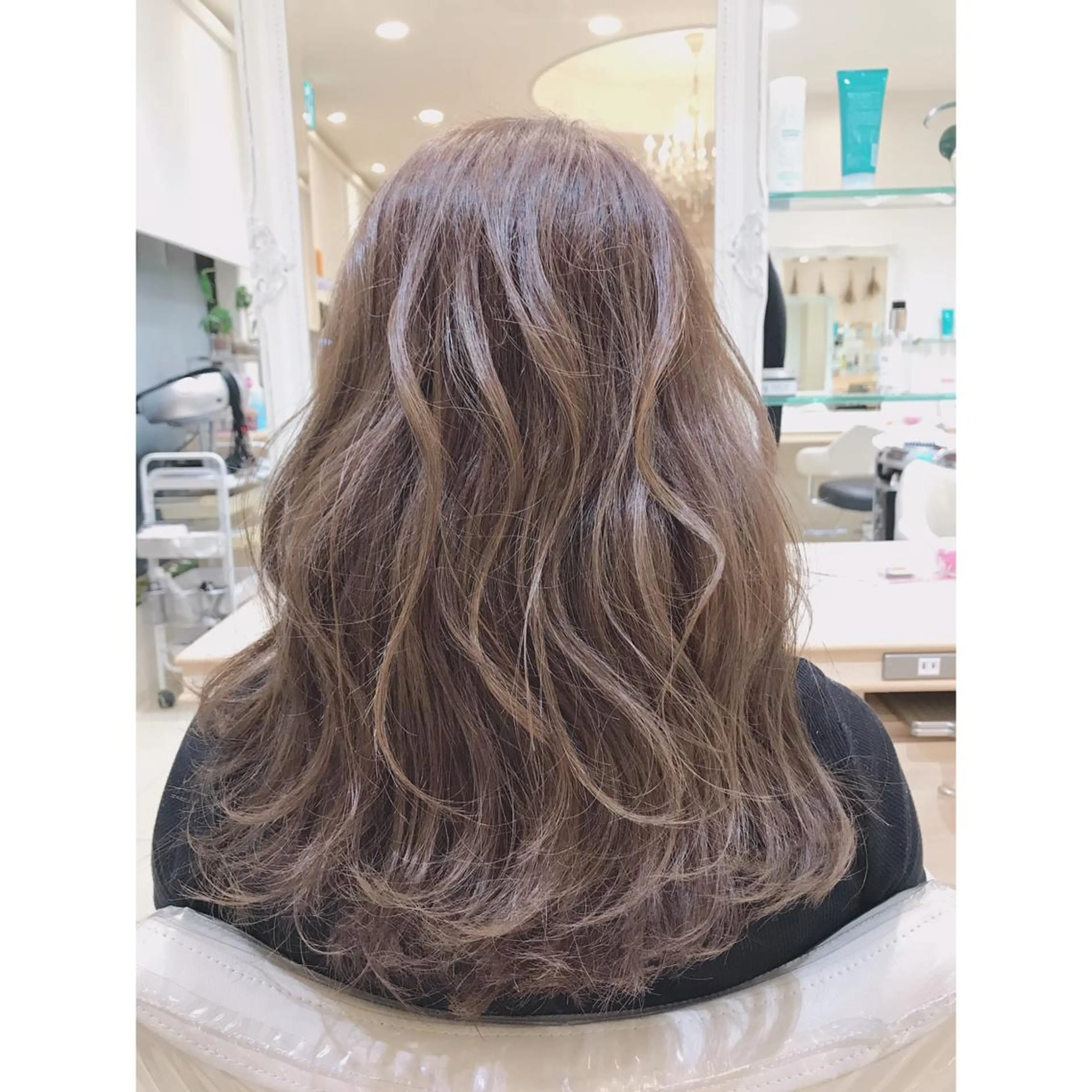 セミロング カラー 髪質改善/茅ヶ崎 マツモト リョウのヘアスタイル