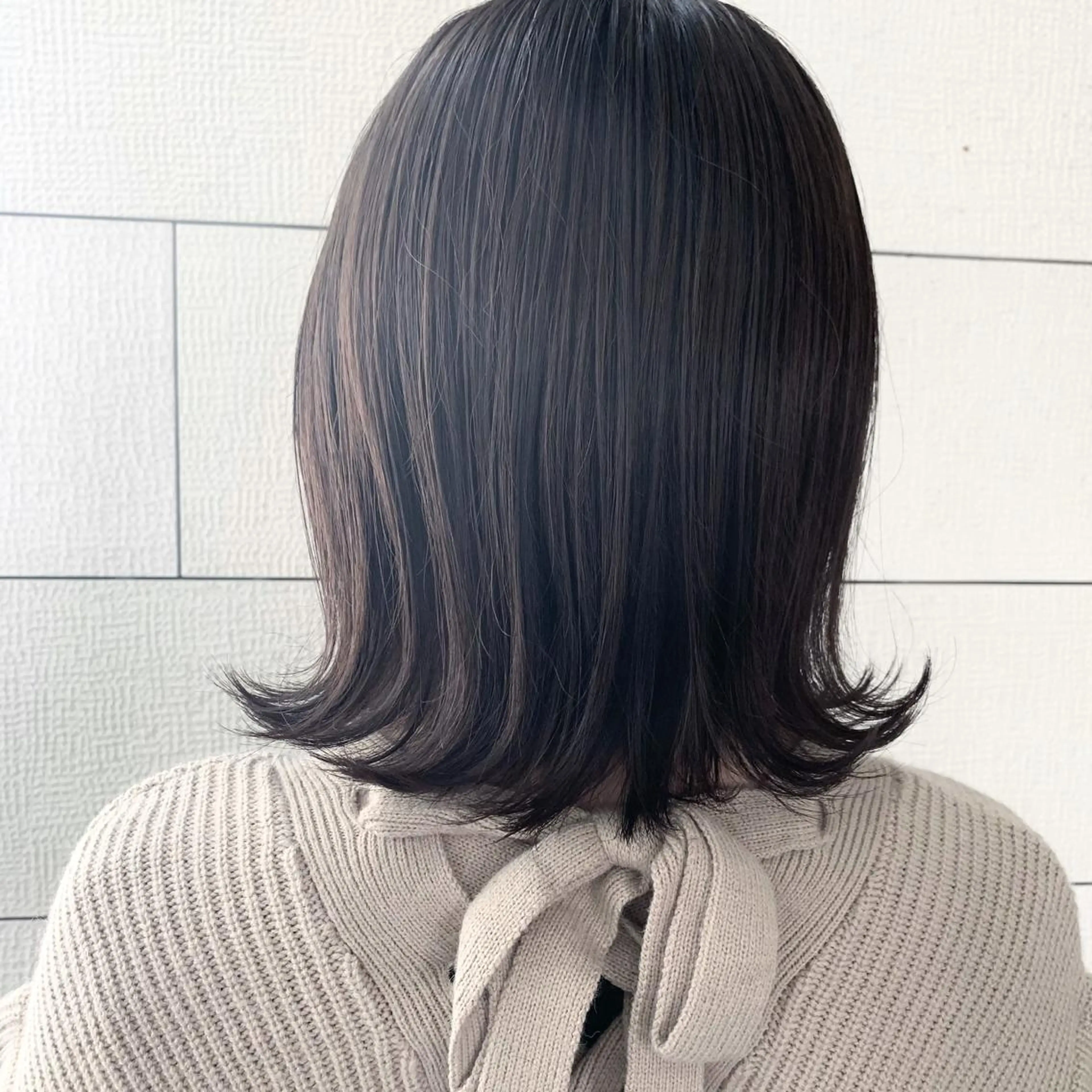 ミディアム カラー カット ヘアカラー fio マナミのヘアスタイル