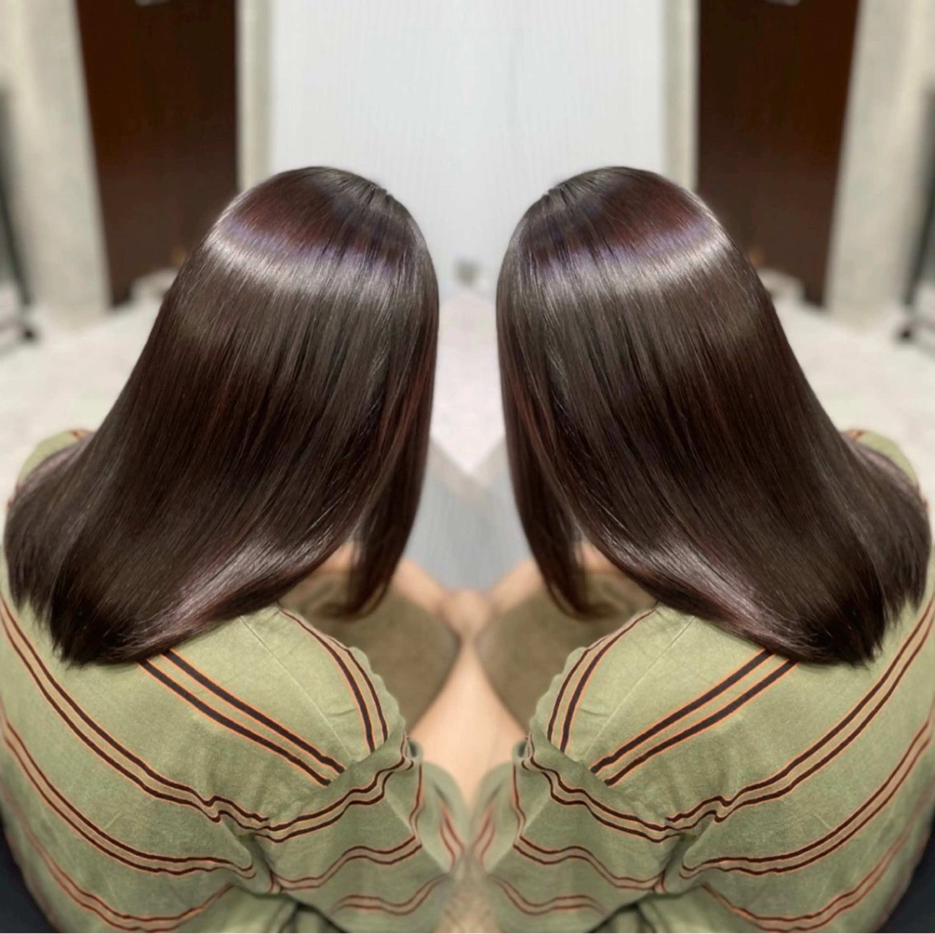 ロング 縮毛矯正 トリートメント RAF TOKYO 2nd 今泉店所属・RAF KAEDEのヘアスタイル