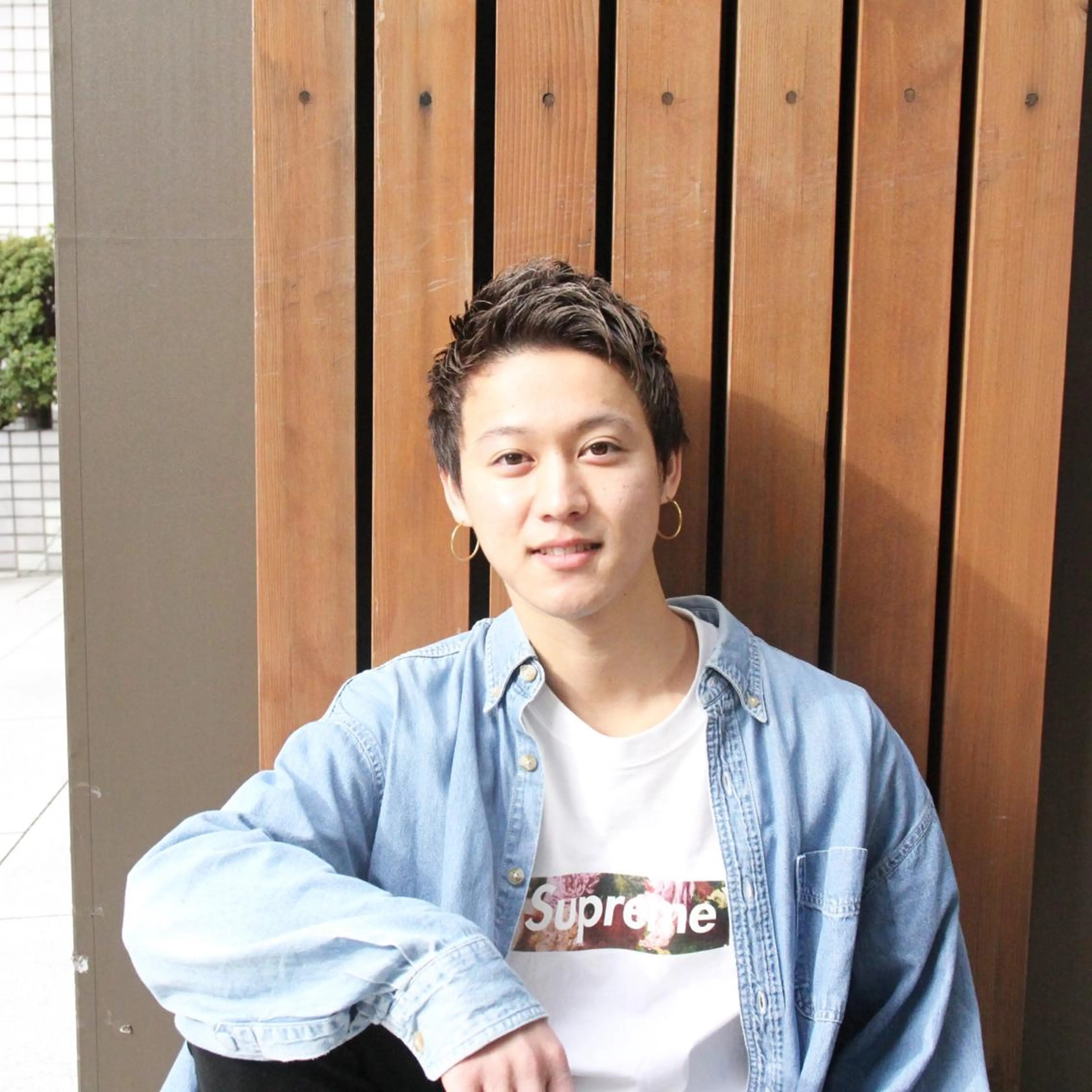 ショート カラー メンズ kiitos所属・関西センターパート メンズモデル募集のヘアスタイル