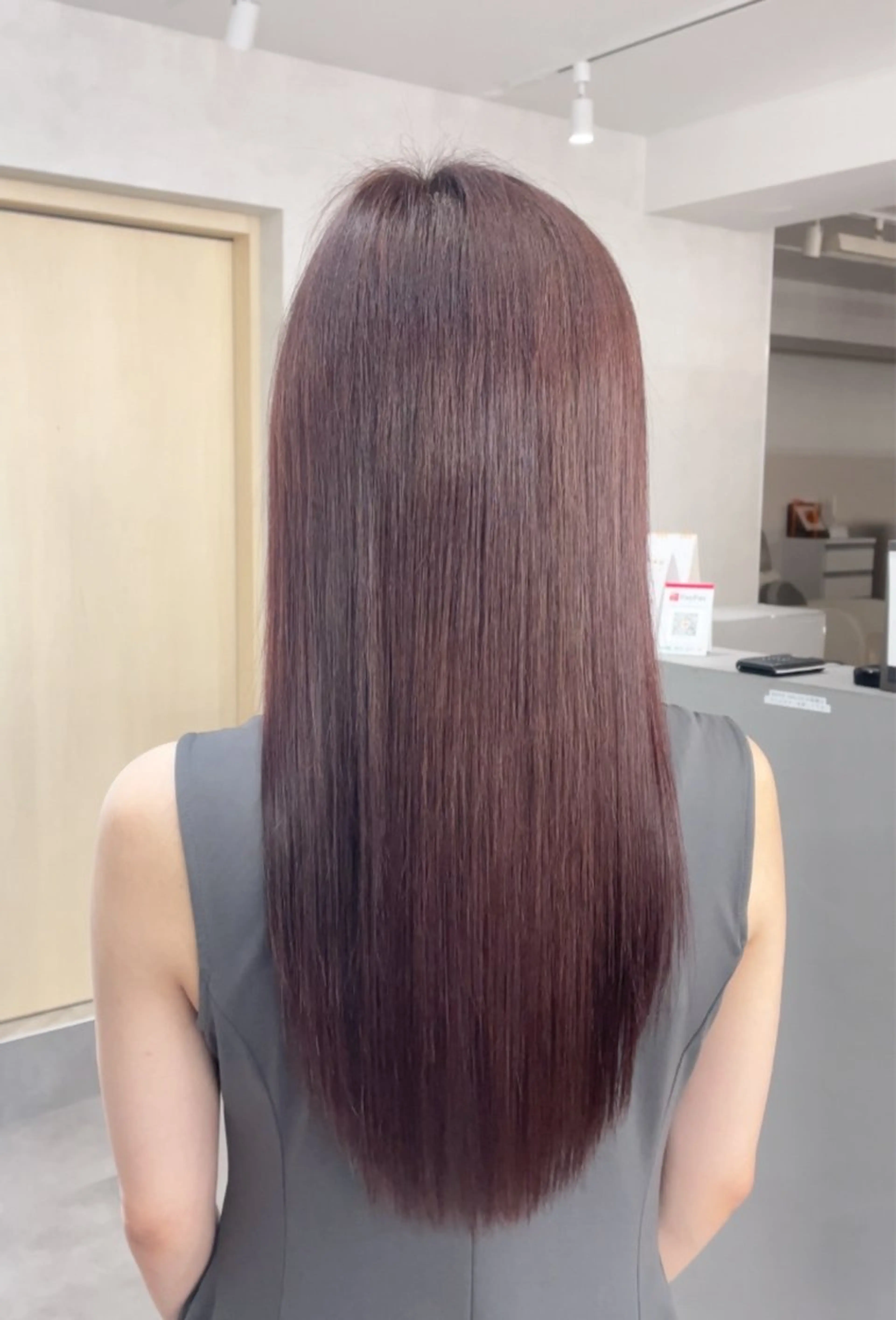 ロング ヘアカラー トリートメント 田中 蓮華のヘアスタイル