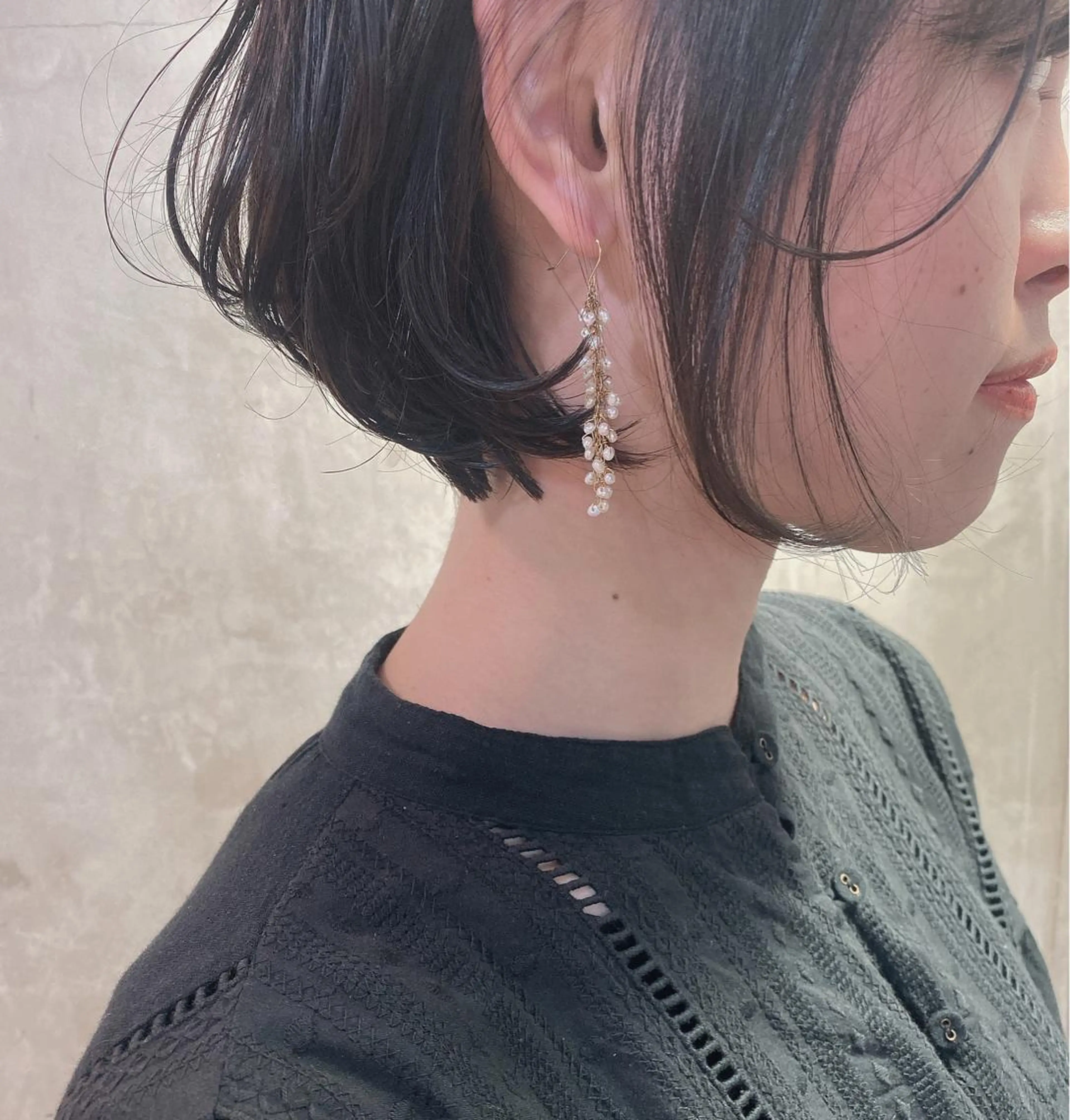 ショート カラー ヘアアレンジ ショートボブ グレージュ ボブ ショートヘア stylist/蛯谷 珠里のヘアスタイル