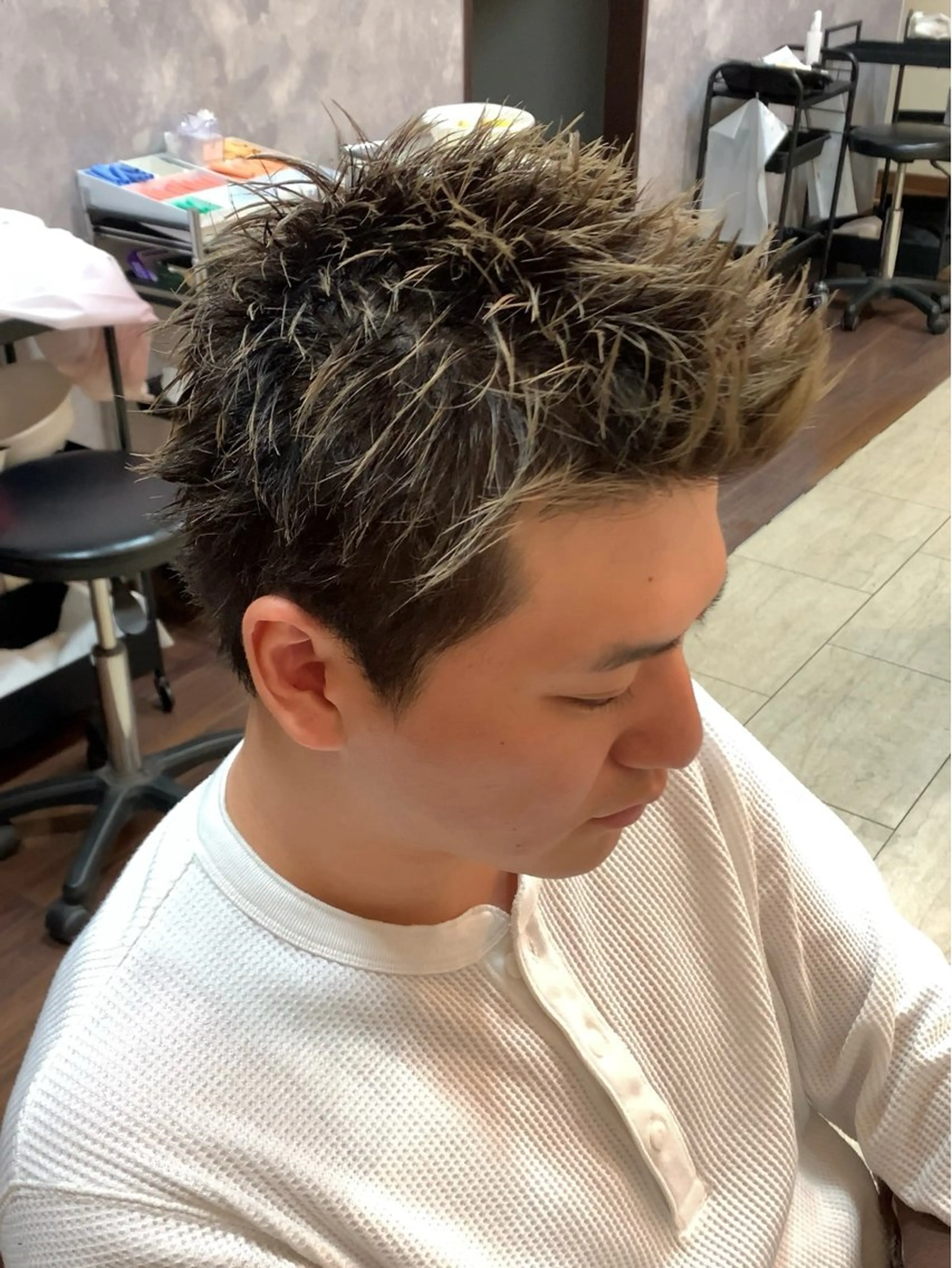 メンズ カット 佐藤 大翔のヘアスタイル