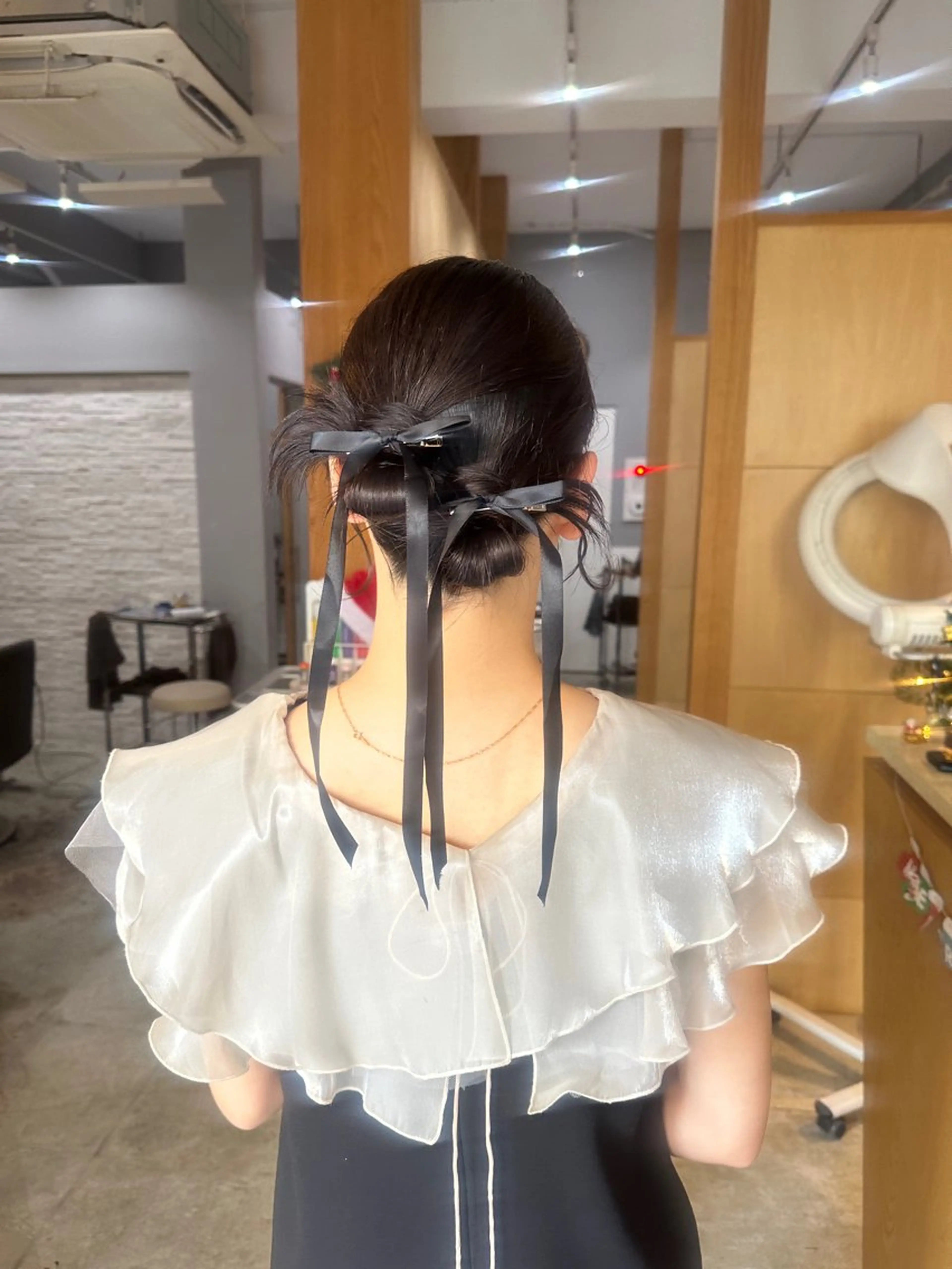 ミディアム ヘアセット miloc MOMOKAのヘアスタイル