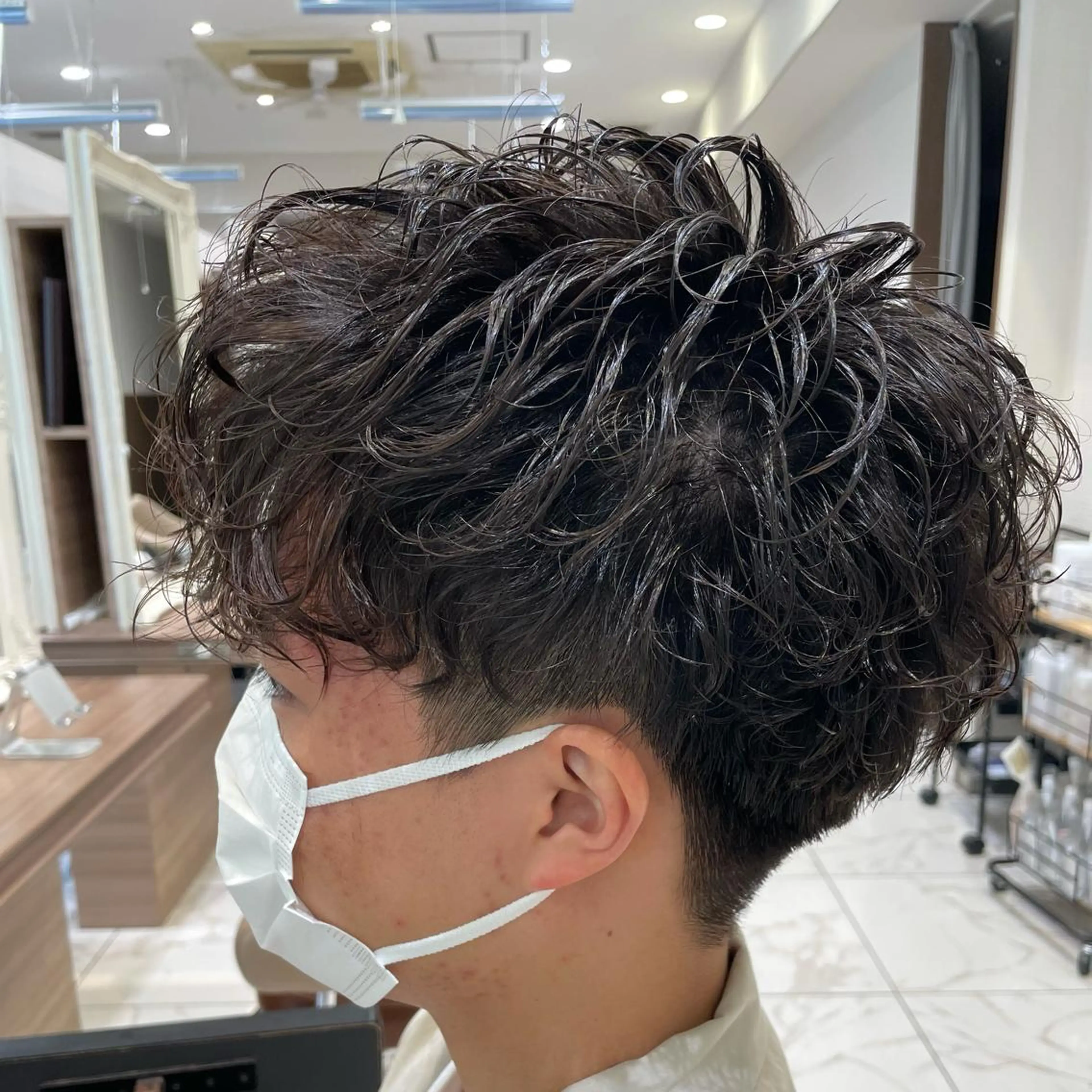 ショート パーマ メンズ カット パーマ 【メンズ縮毛矯正】 田中秀斗のヘアスタイル