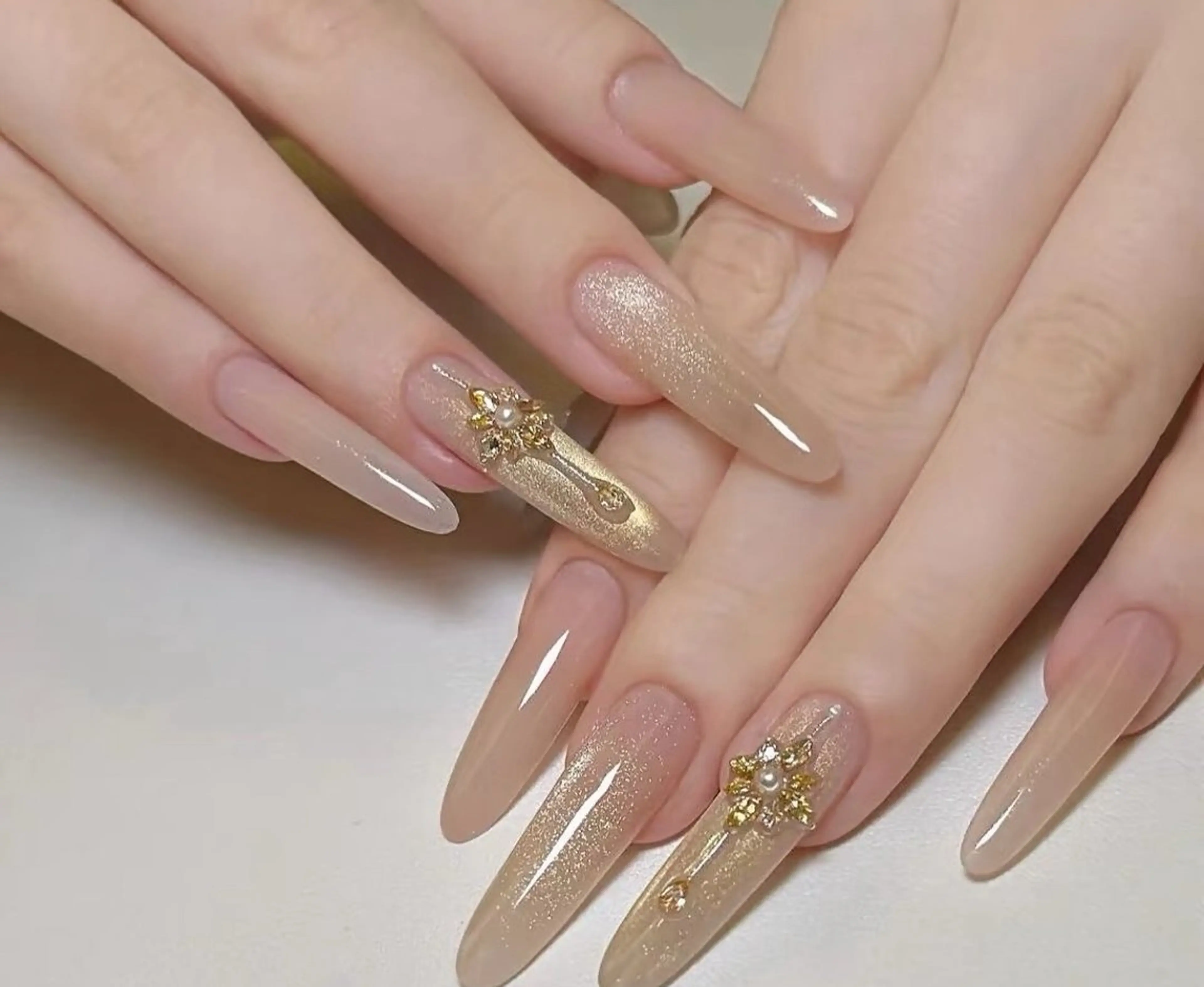 ネイル ハンドネイル 長さだし専門 ありさのネイルデザイン