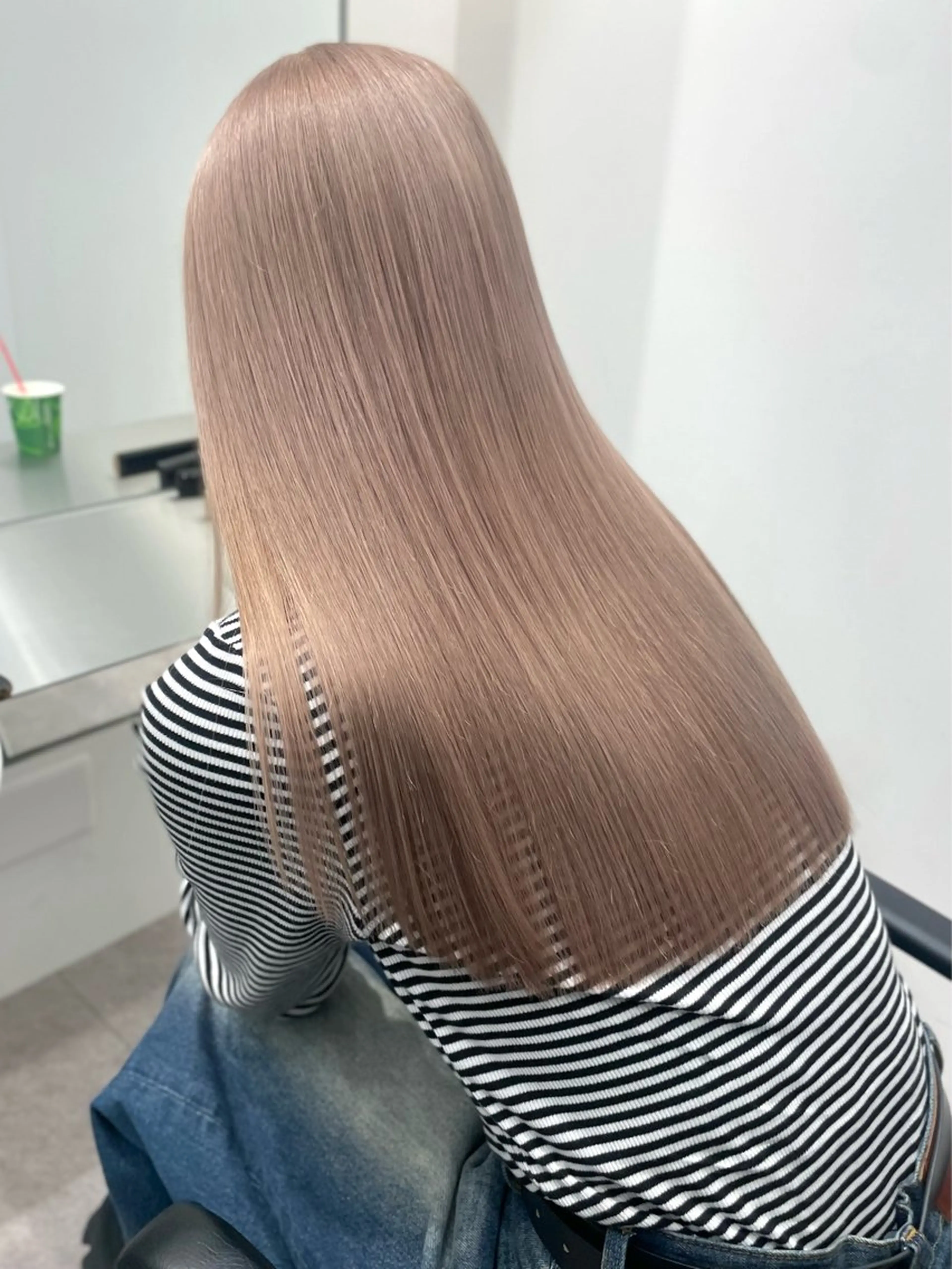 ロング カラー ベージュカラー ミルクティーベージュ cinq   PROJECT所属・ミルクティーベージュ /ボブ/あげは🎀のヘアスタイル