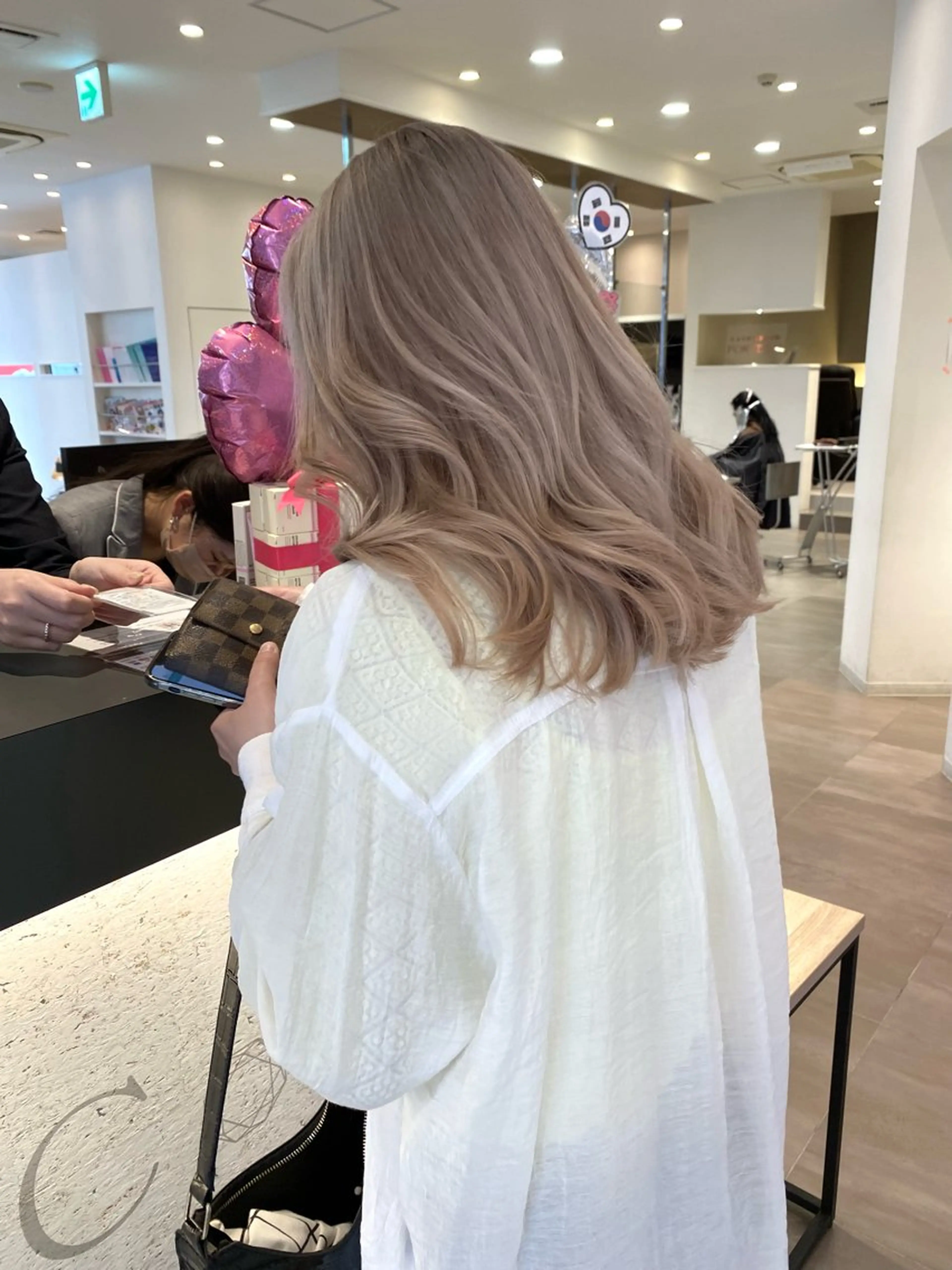 ロング 💎【髪質改善カラー 艶髪×縮毛矯正】💎のヘアスタイル