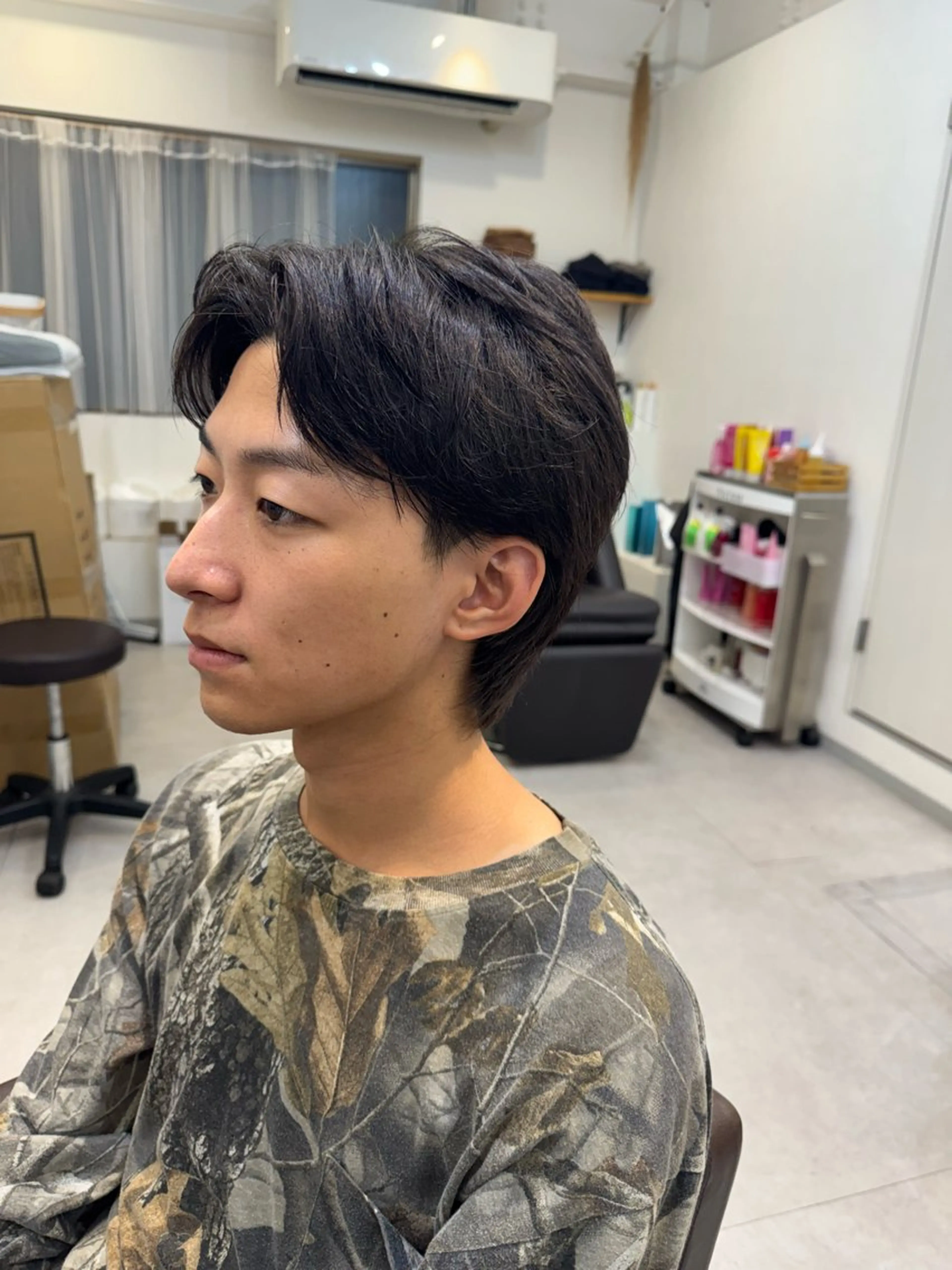 ミディアム メンズ メンズウルフカット ウルフカット カット ヘッドスパ Dxxxx III所属・女性目線の大人 メンズ*Ayakaのヘアスタイル