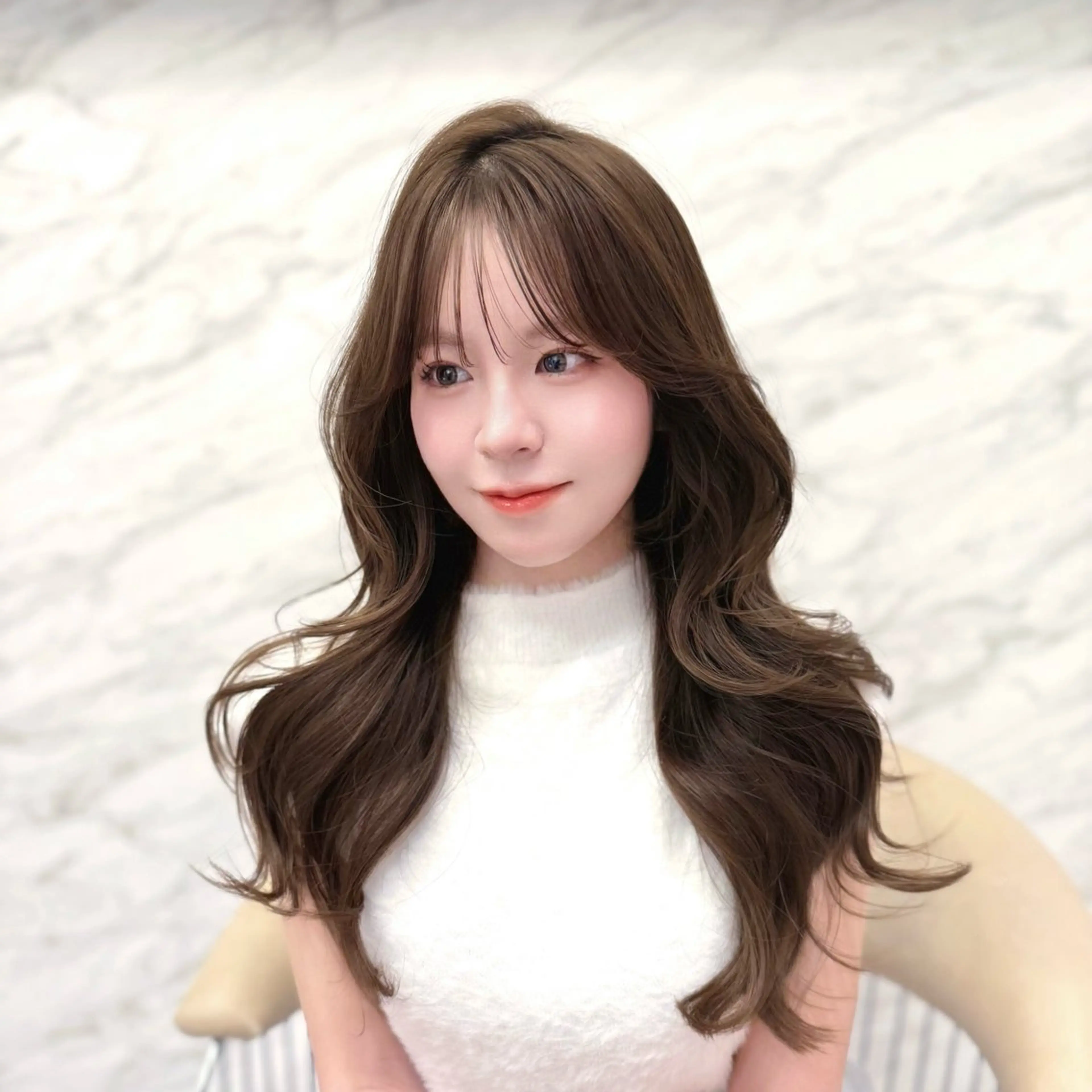 韓国ヘアになりたい方はこちら🤍カット+カラー+1stepトリートメントの写真