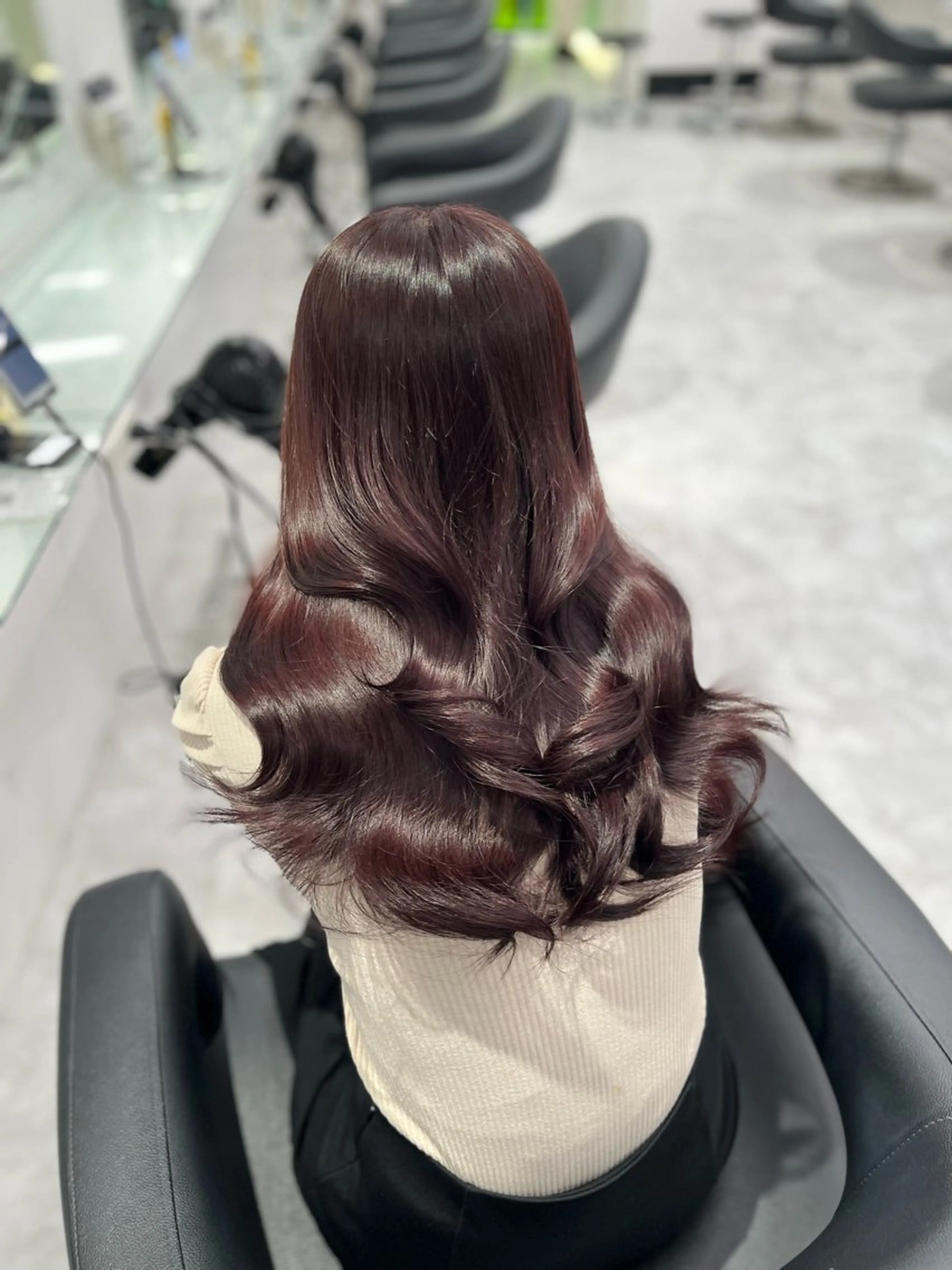 ロング カラー ヘアアレンジ ブリーチ無し透明感 🕊AZUSAのヘアスタイル