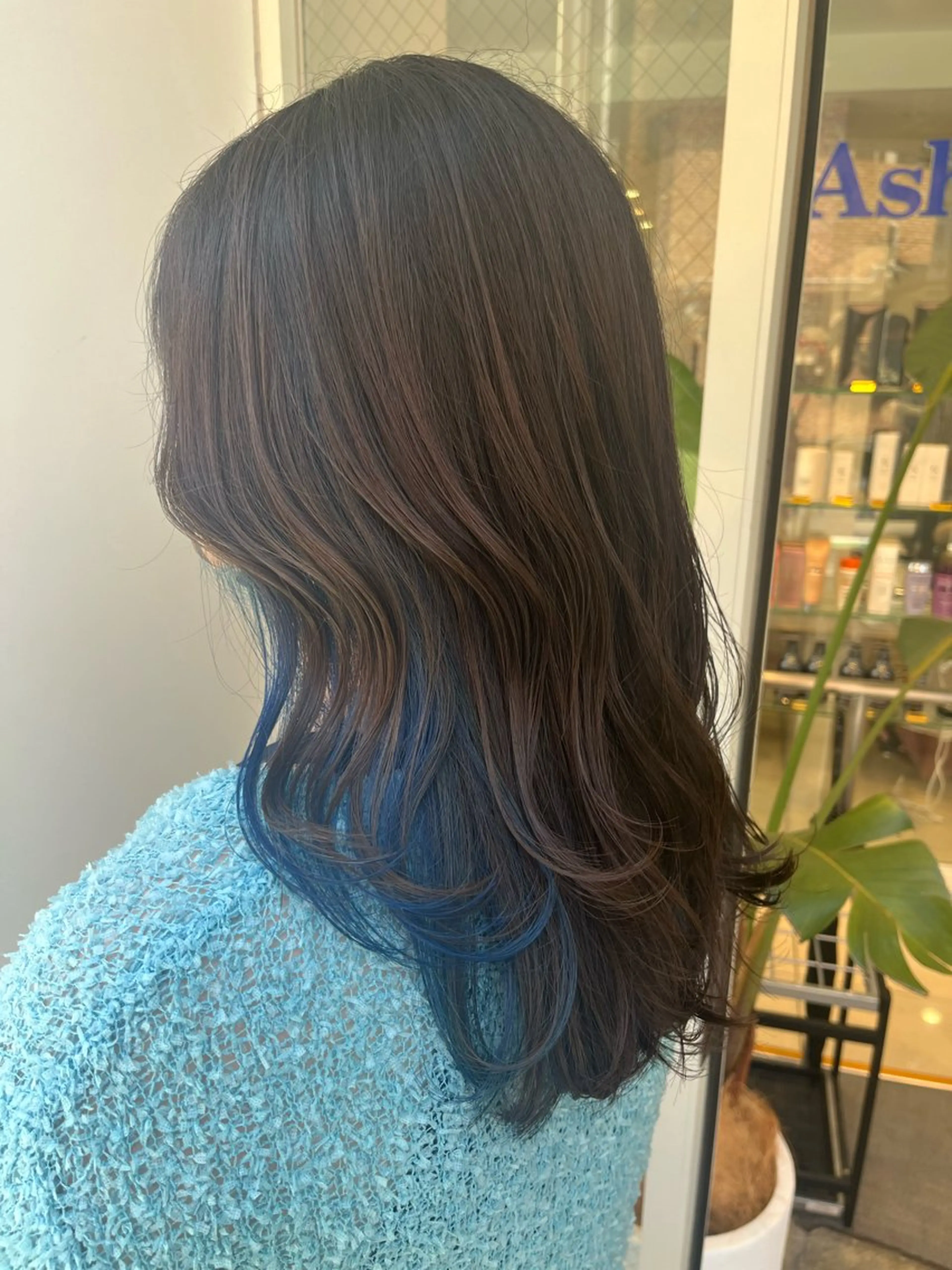 セミロング 森野美咲🇰🇷 レイヤー/顔周りのヘアスタイル