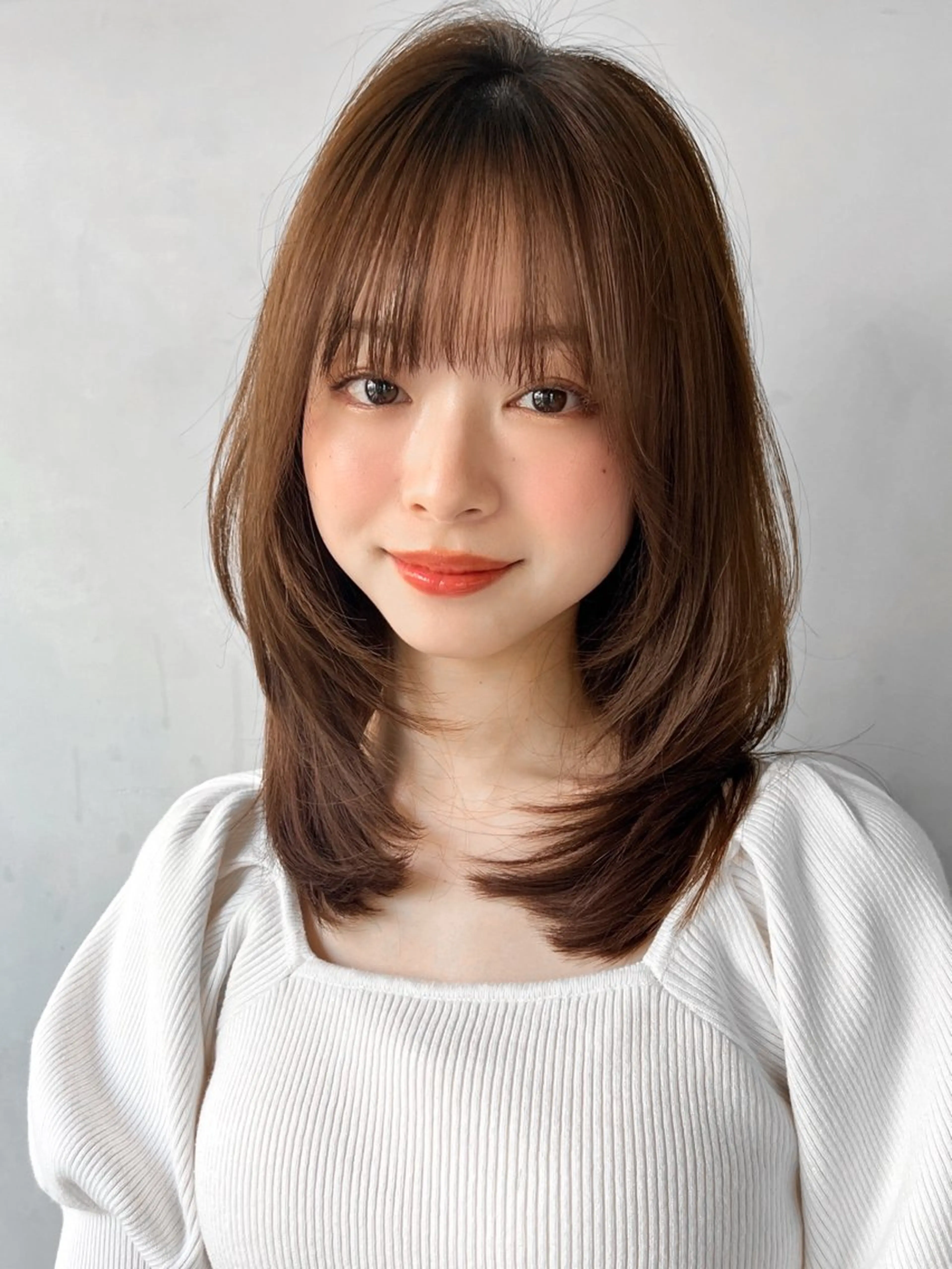 ミディアム 木村 賢人のヘアスタイル