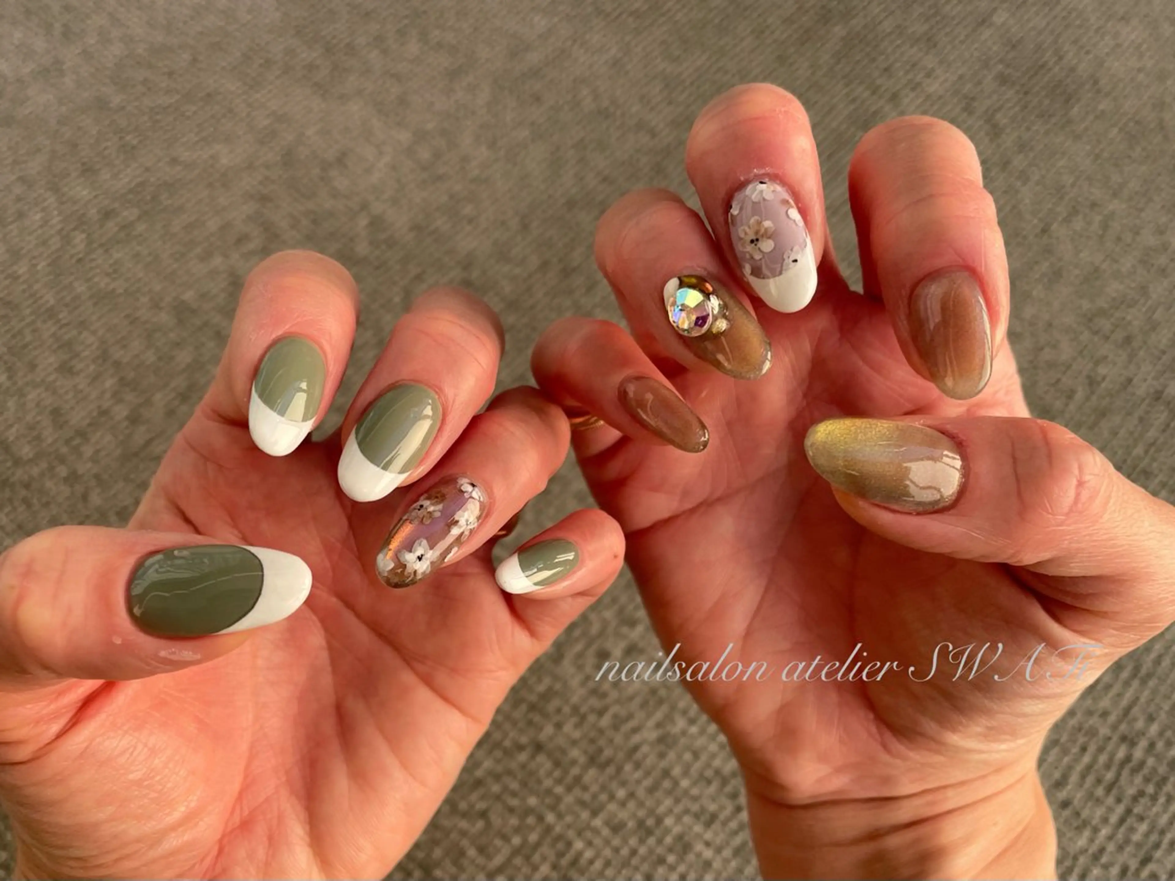 ネイル ヘアーサロン大野所属・nailsalon SWATiのネイルデザイン