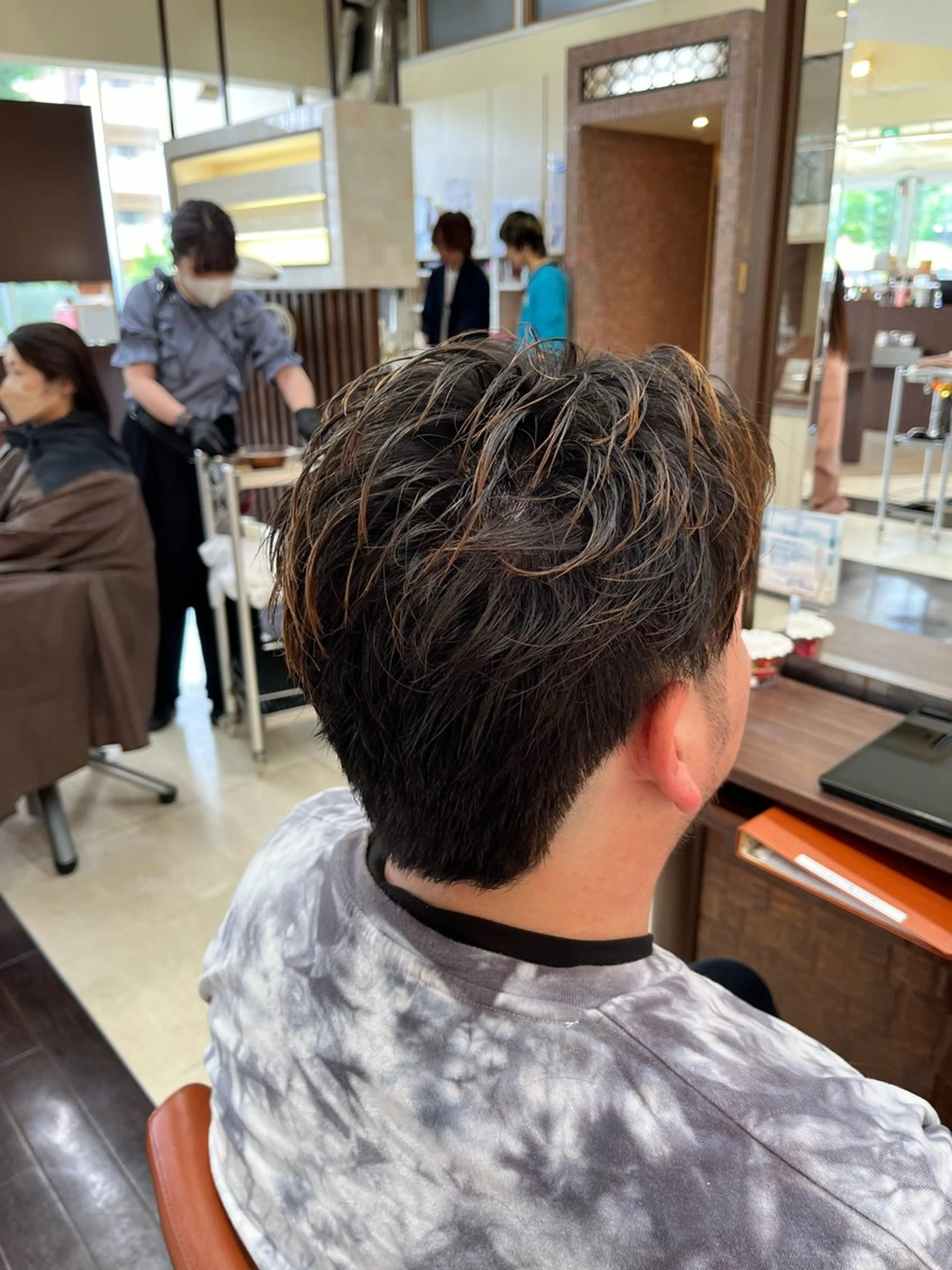 ショート メンズ メンズウルフカット ショートヘア ウルフカット AROH  men's cut&men's perm 船橋店所属・🧊メンズ特化🧊 高木航希のヘアスタイル