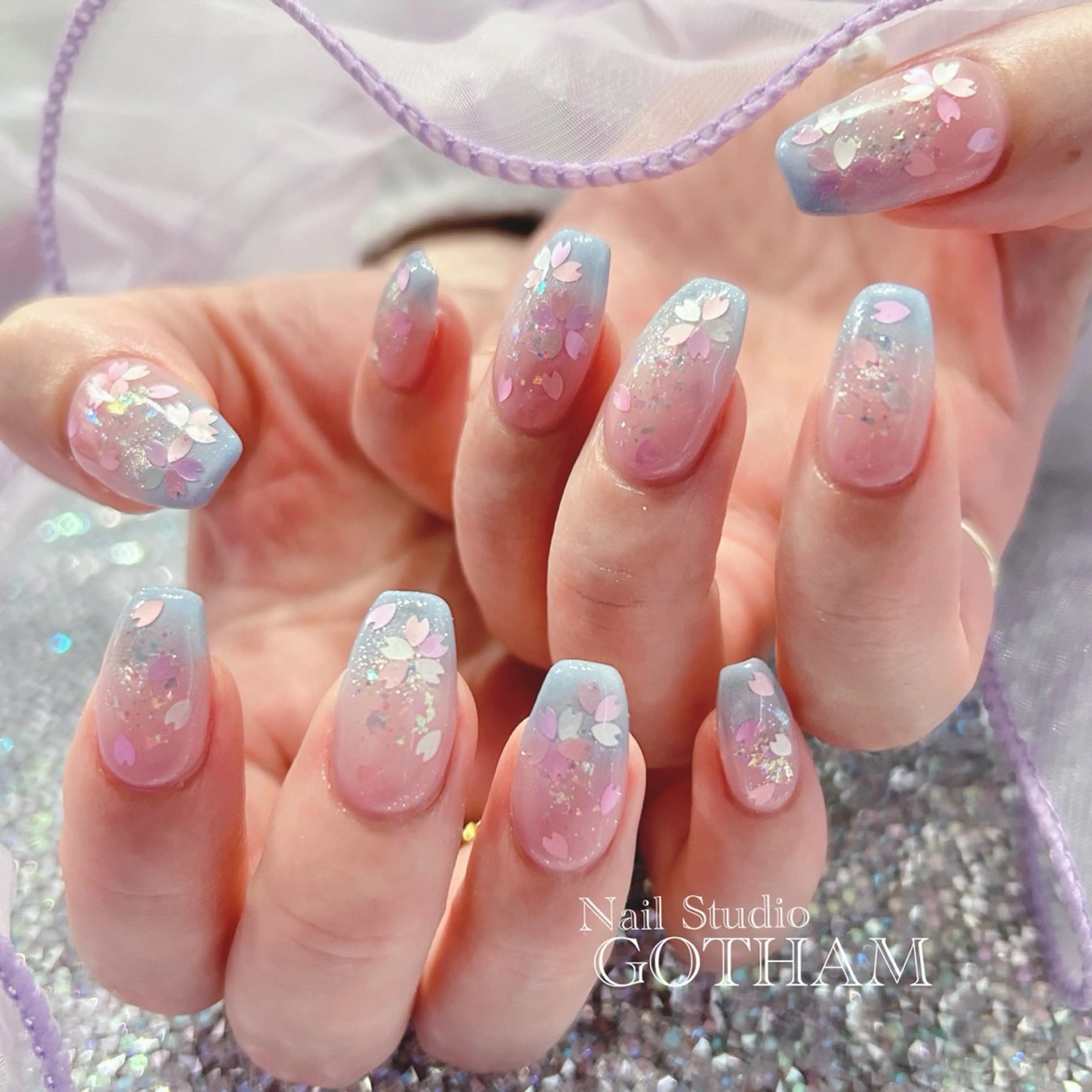 ネイル ハンドネイル Nail Studio GOTHAM所属・高円寺駅からすぐ🌈 ネイルGOTHAMのネイルデザイン