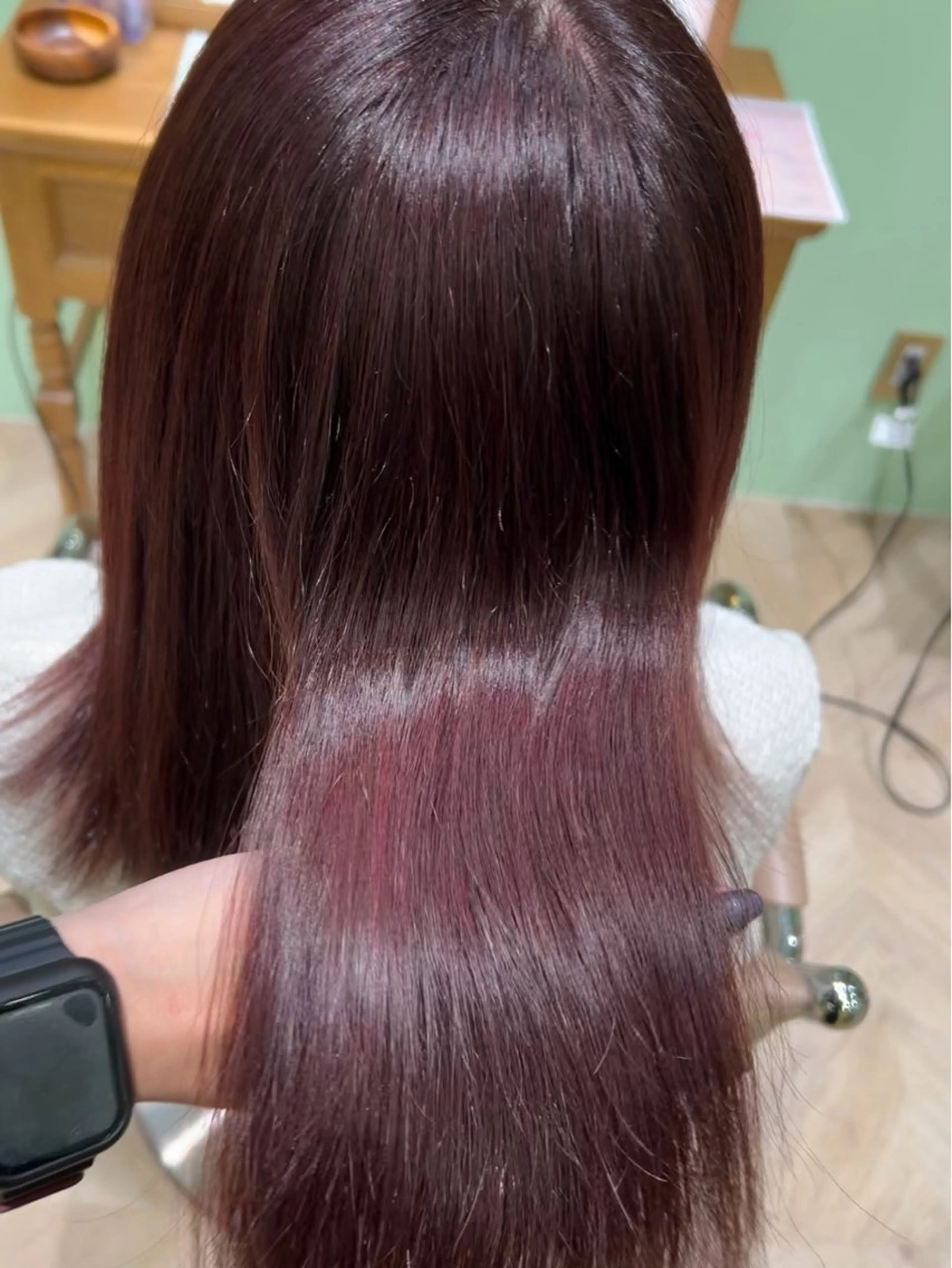 セミロング ヘアカラー 🥀暖色/エクステ/ ヘアメ/横浜/かなこのヘアスタイル