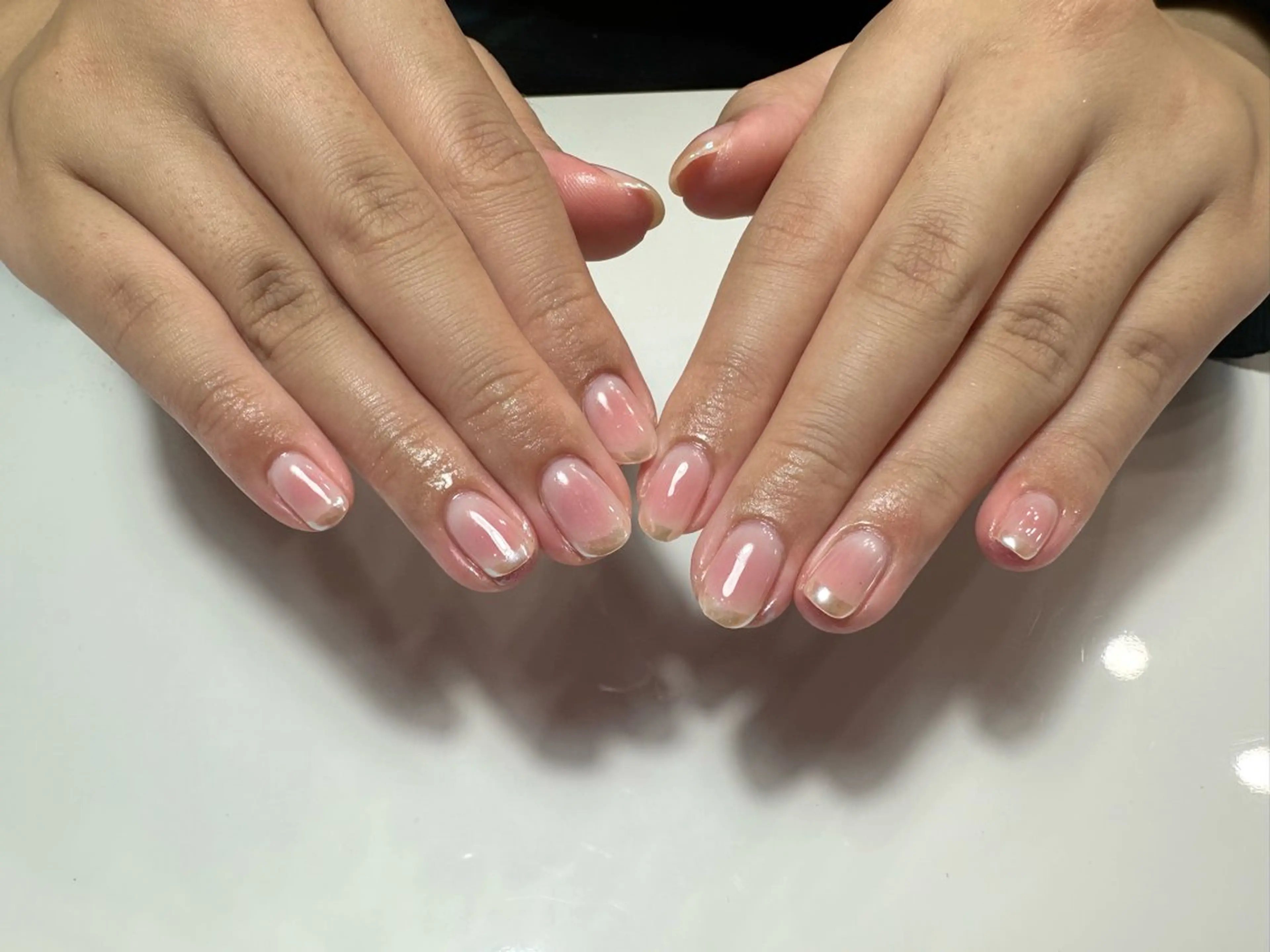 🌸新規オフ無料★チーク×ミラ-フレンチorマグネットグラデーションの写真