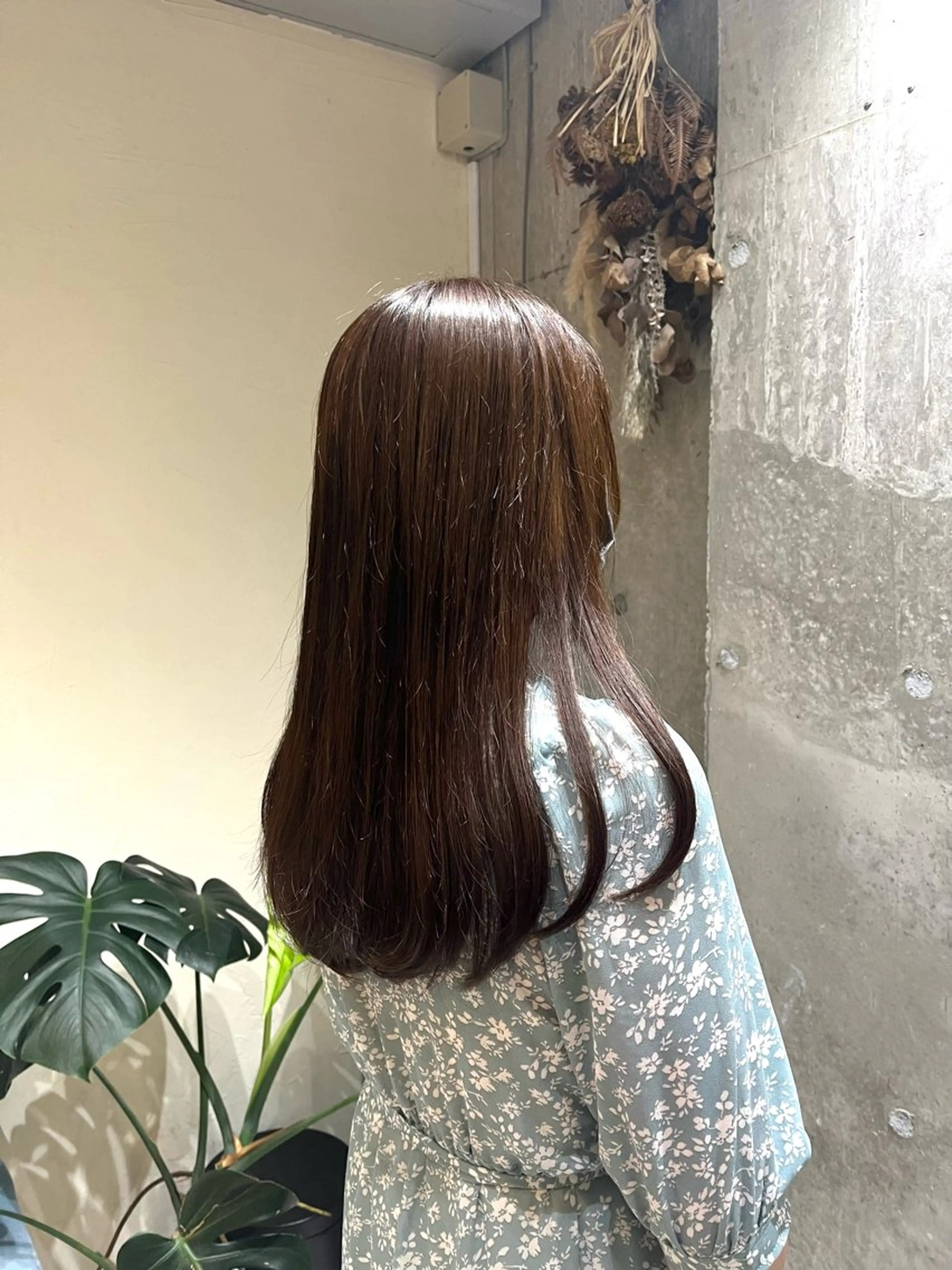 セミロング mizo /ケアカラー/登戸のヘアスタイル