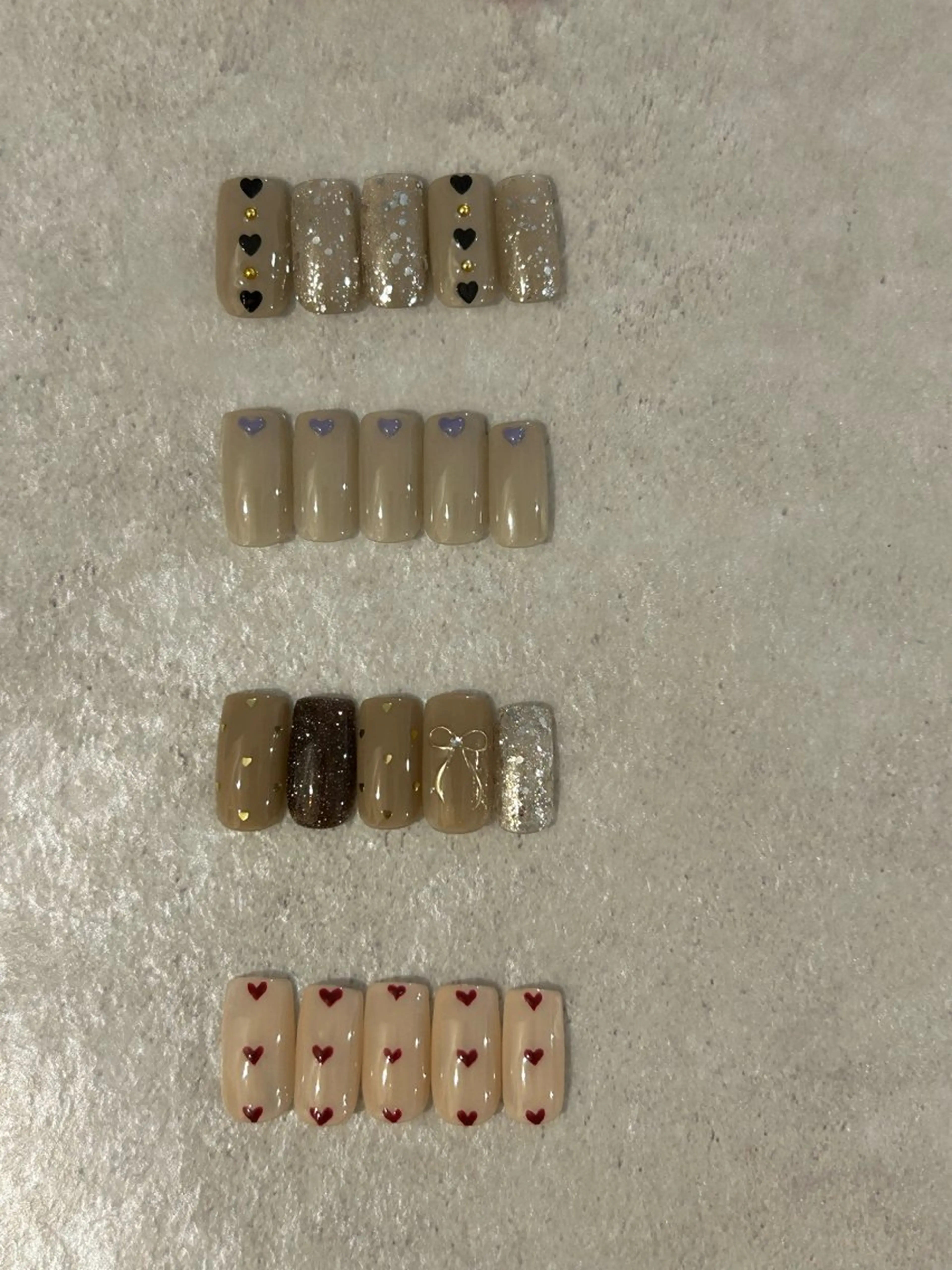 ネイル シンプルネイル バレンタイン ハンドネイル repos-ルポ-所属・repos yoshitomeのネイルデザイン