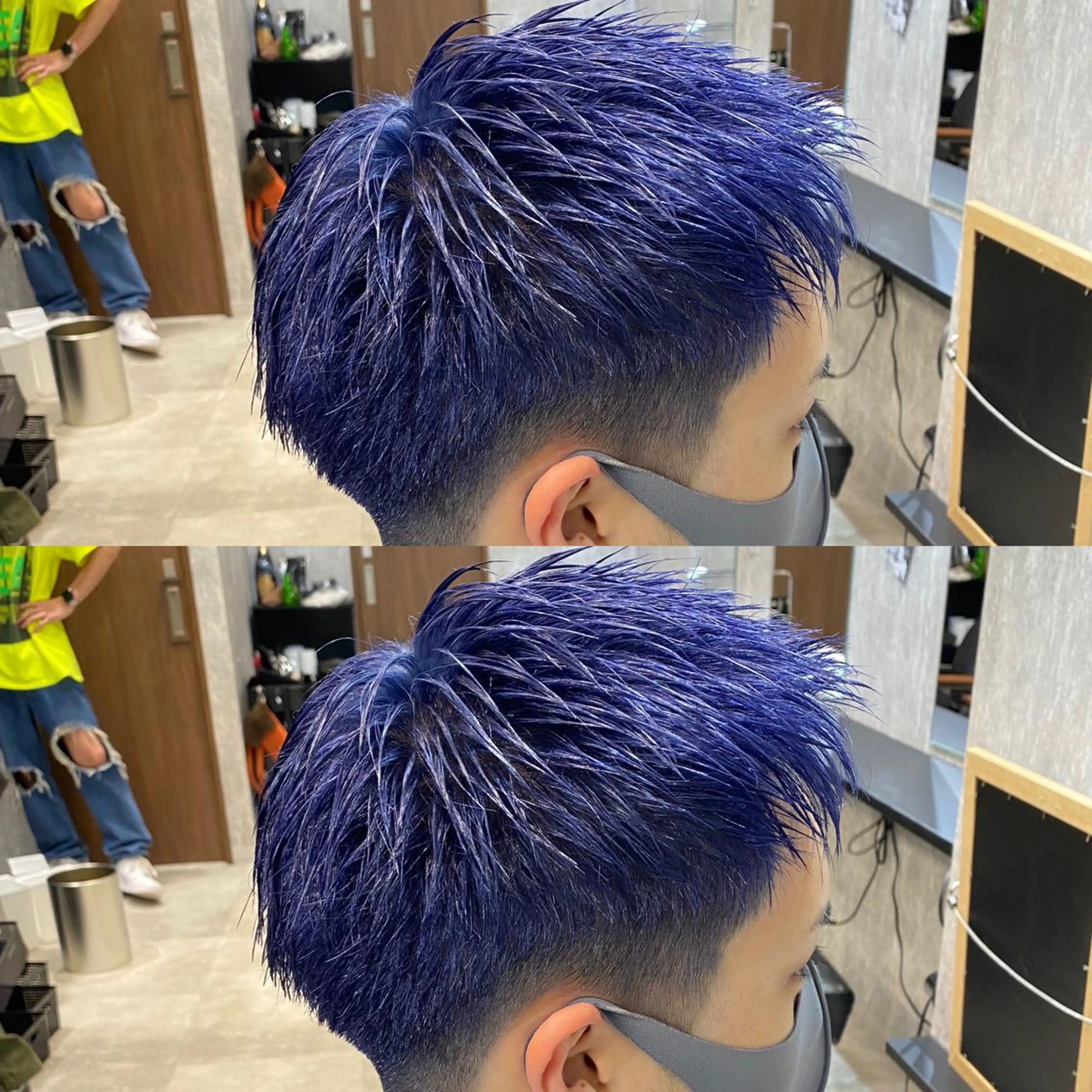 ショート カラー シルバー 𝙱𝙻𝙴𝙽 𝚋𝚢 𝚍𝚘𝚝.所属・🤍BLEN 窓🤍のヘアスタイル