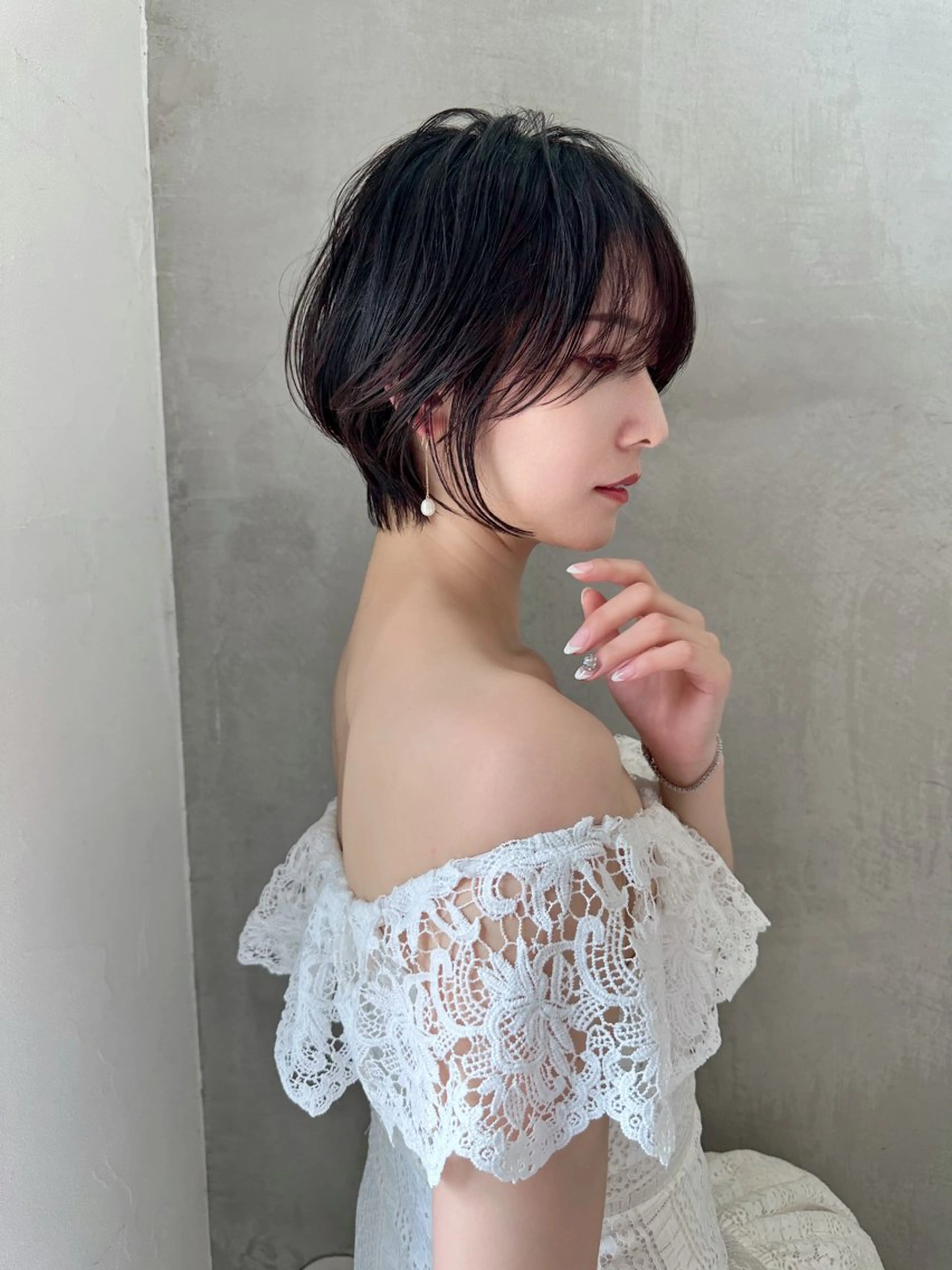 ショート ショートヘア 小顔カット カット ヘアカラー トリートメント ヘッドスパ taiga ショート /レイヤー/矯正🌈のヘアスタイル