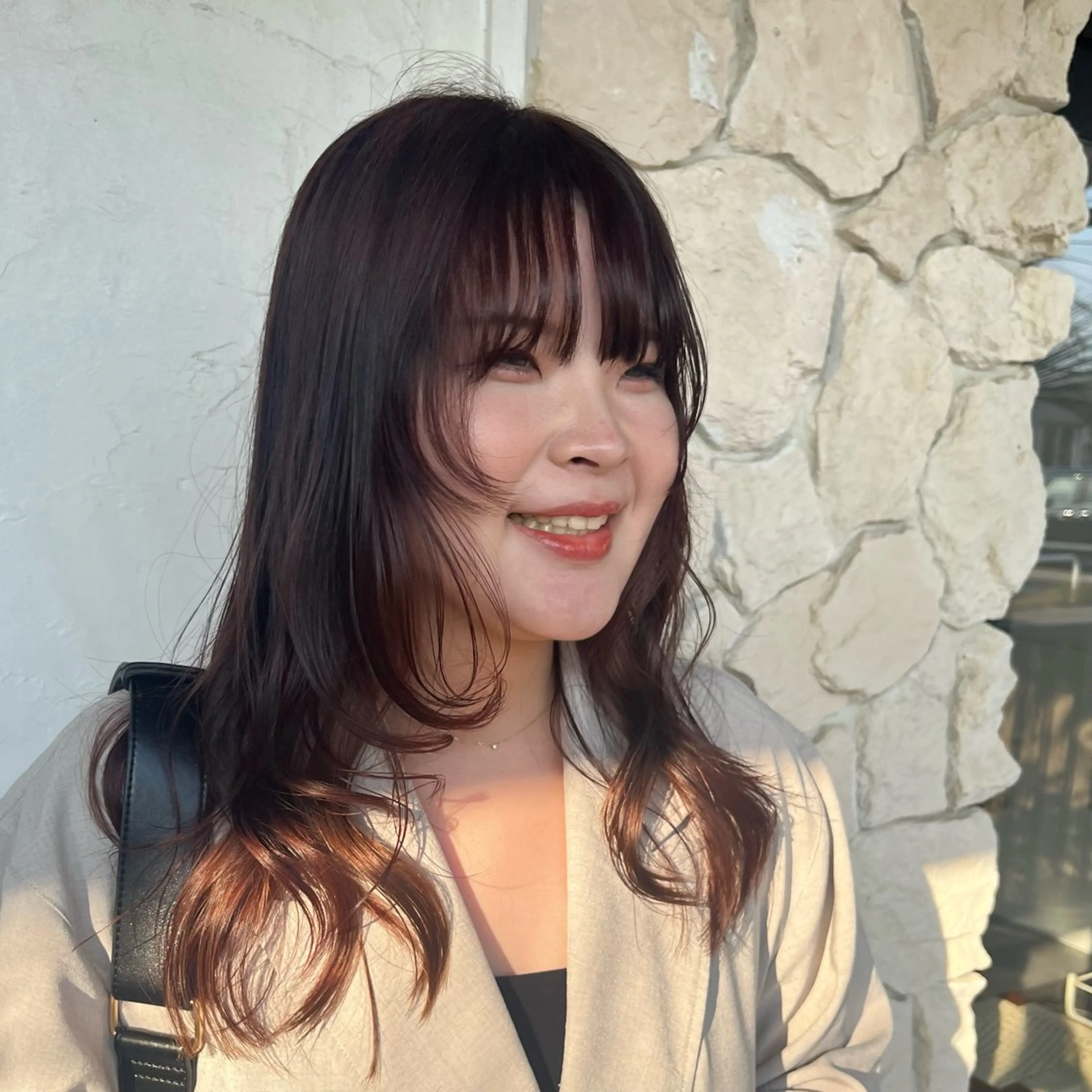 ロング カラー カット ヘアカラー 金沢市/美容師/ 岡島由希美のマツエク・マツパデザイン