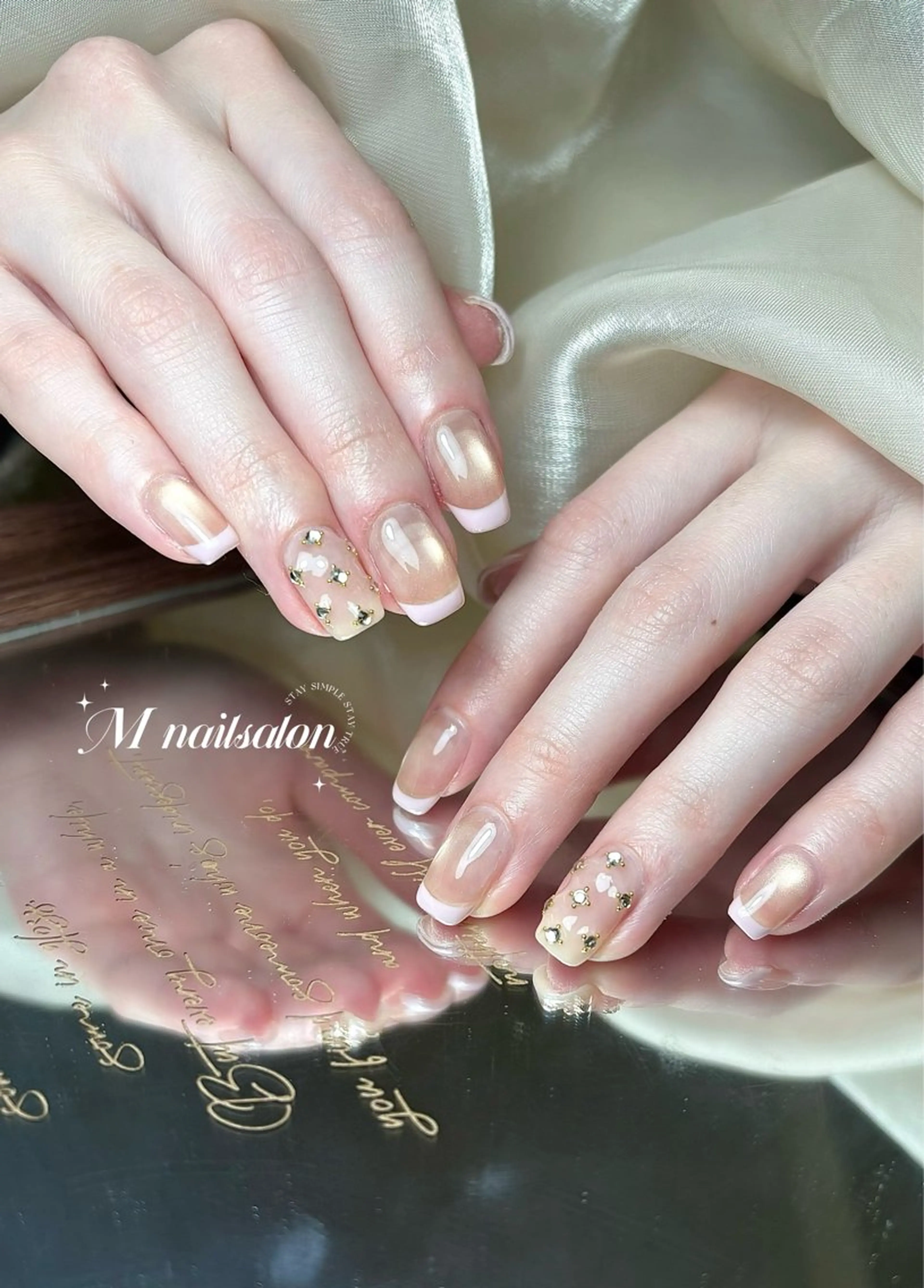 ネイル M🌷nail 長さだし専門店のネイルデザイン