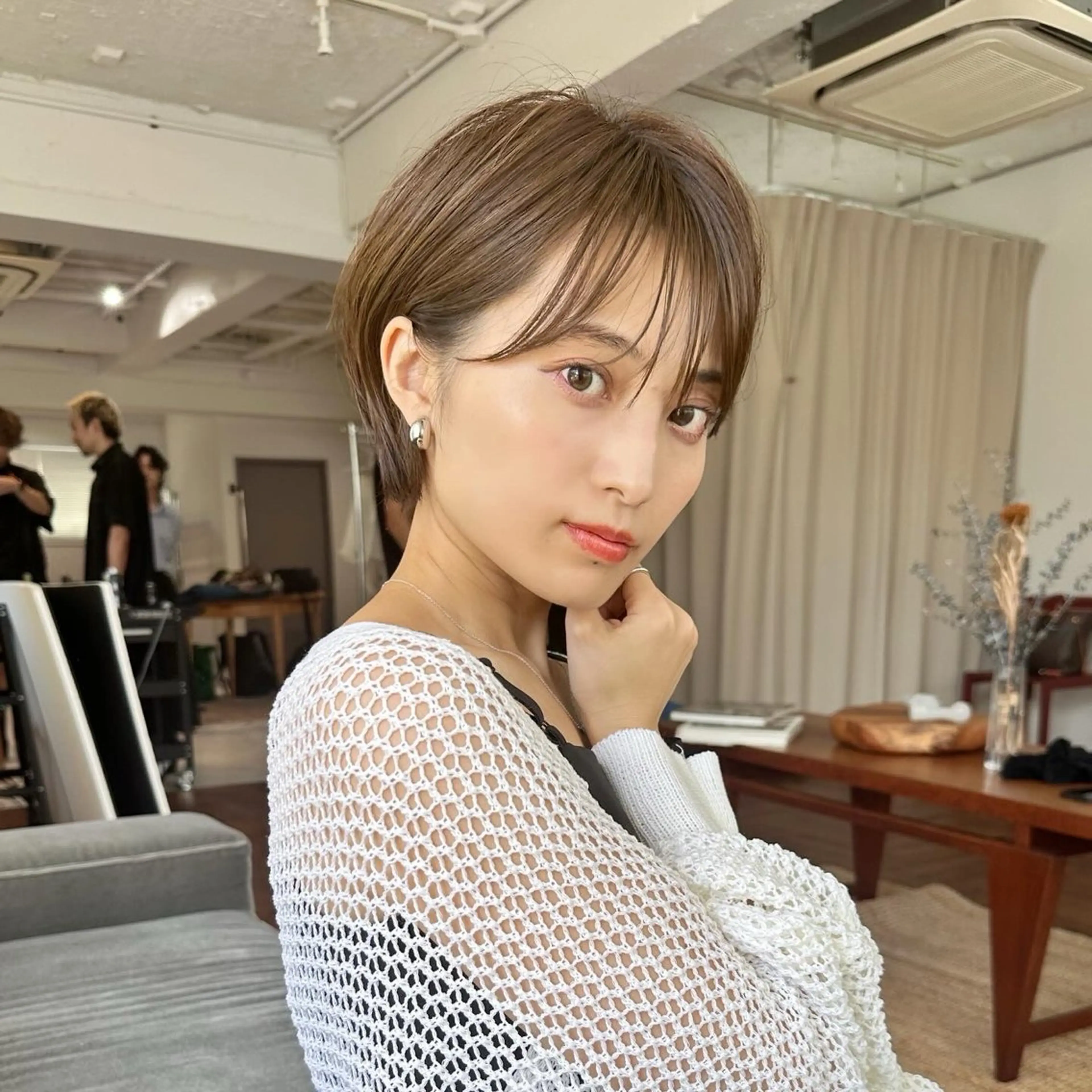 ショート カラー ショートヘア 無料カットモデル/ 似合わせカット/荒砂のヘアスタイル