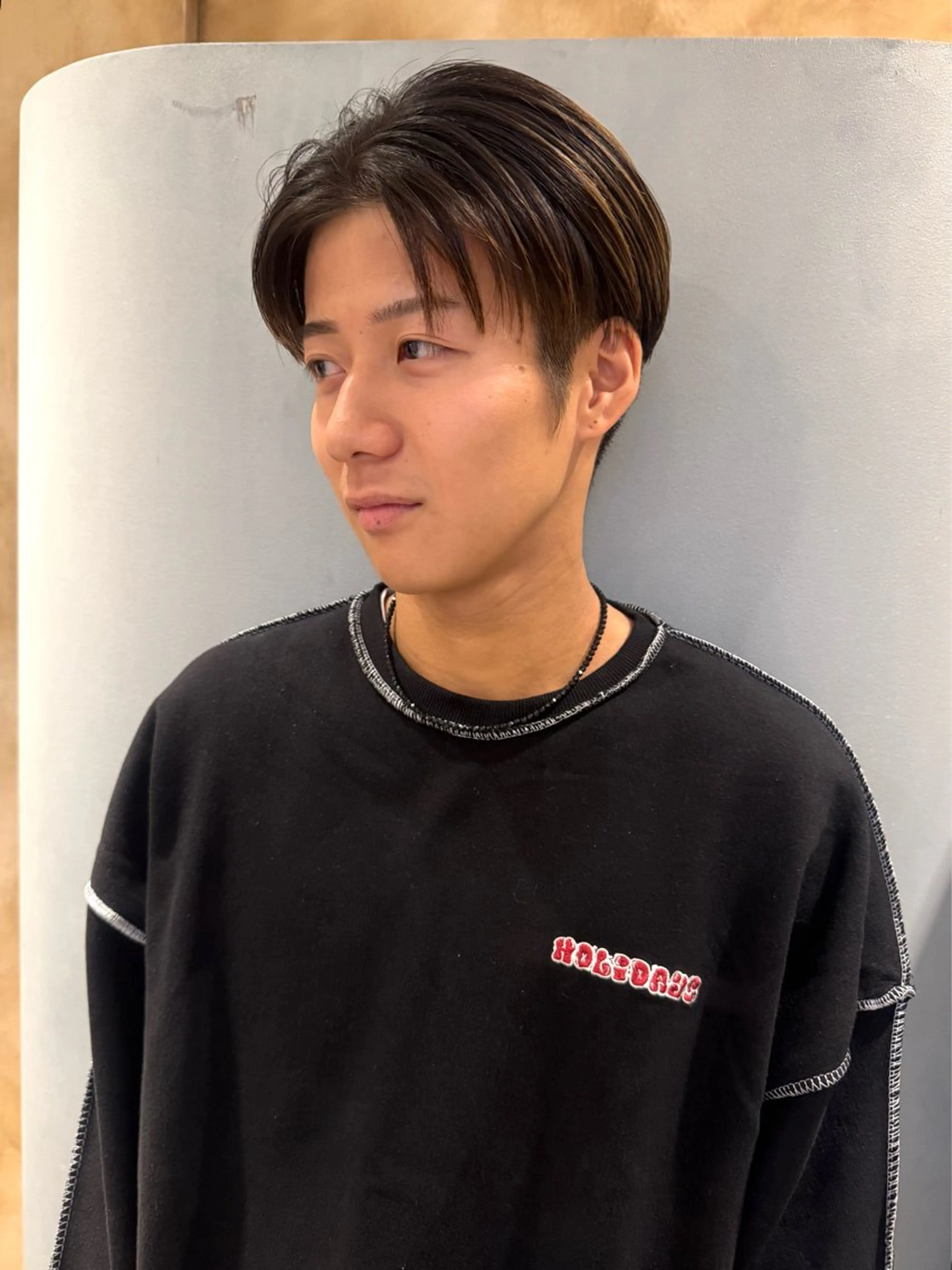 メンズ センターパート カット lot Karen / 心斎橋のヘアスタイル