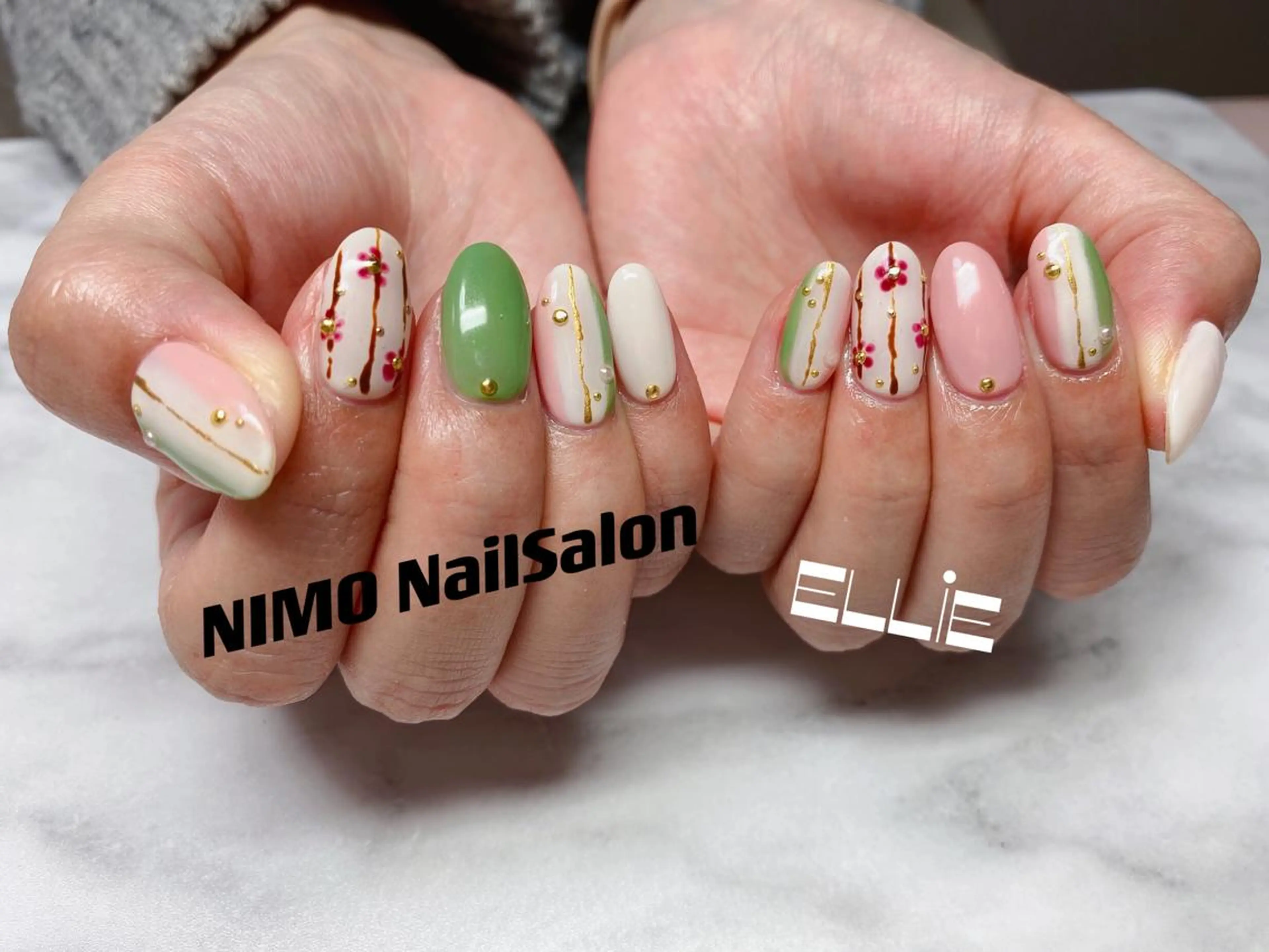 ネイル ハンドネイル ハンドケア ♡Ellie ♡のネイルデザイン