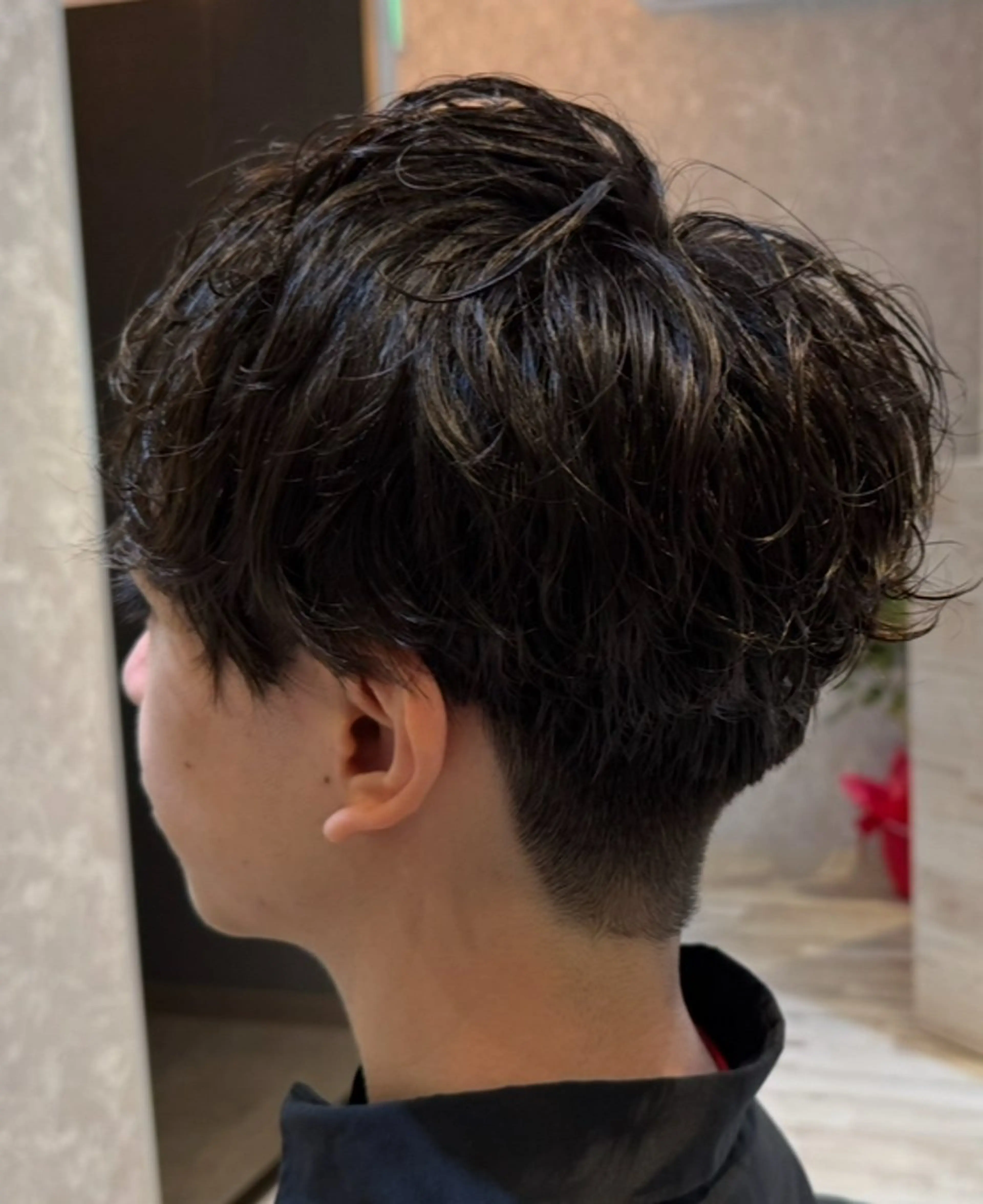 【メンズ】カット＋シャドウパーマ＋ケアトリートメントの写真