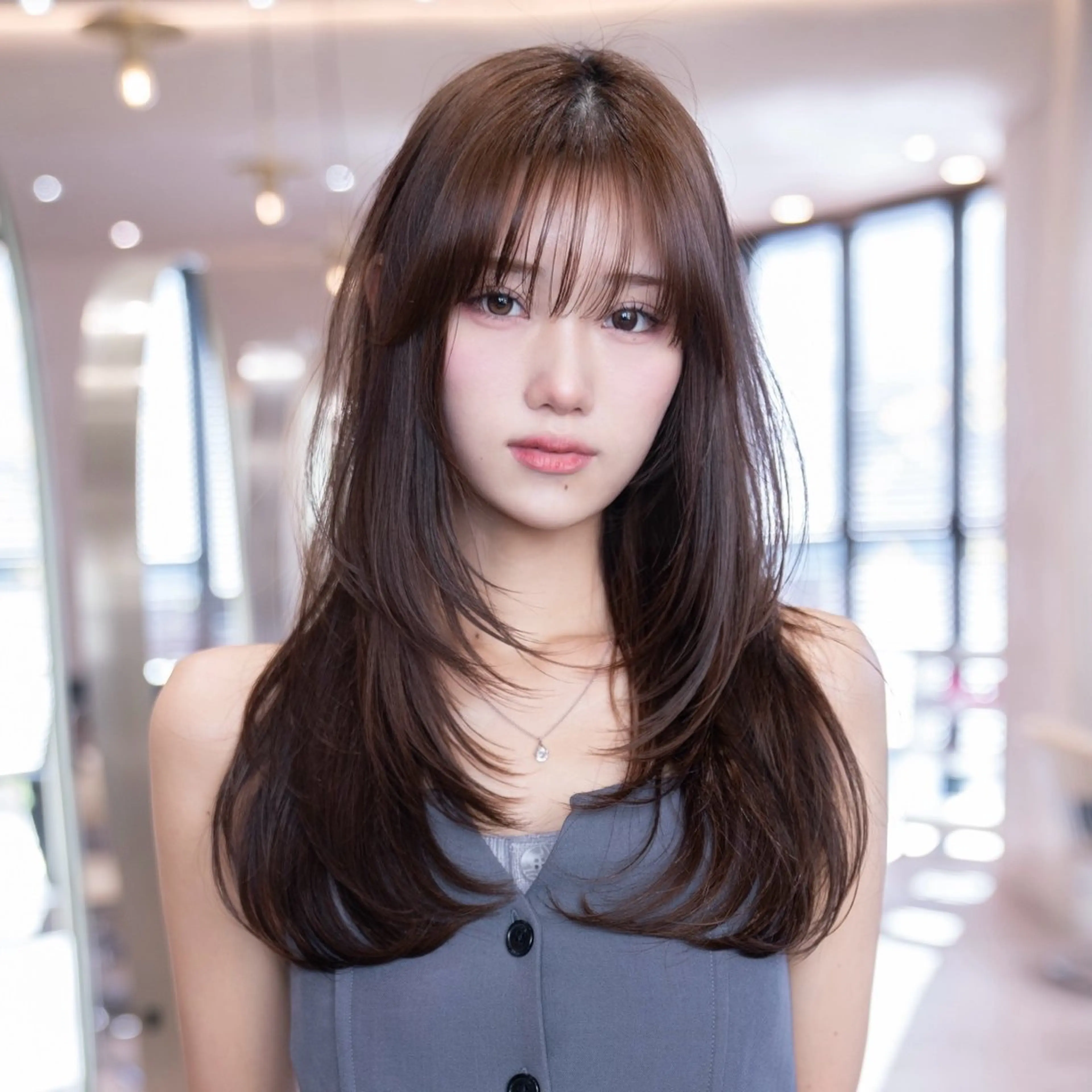ロング カット 美容室 1 HAVANA 渋谷所属・渋谷/韓国レイヤー 顔まわり特化マサキのヘアスタイル