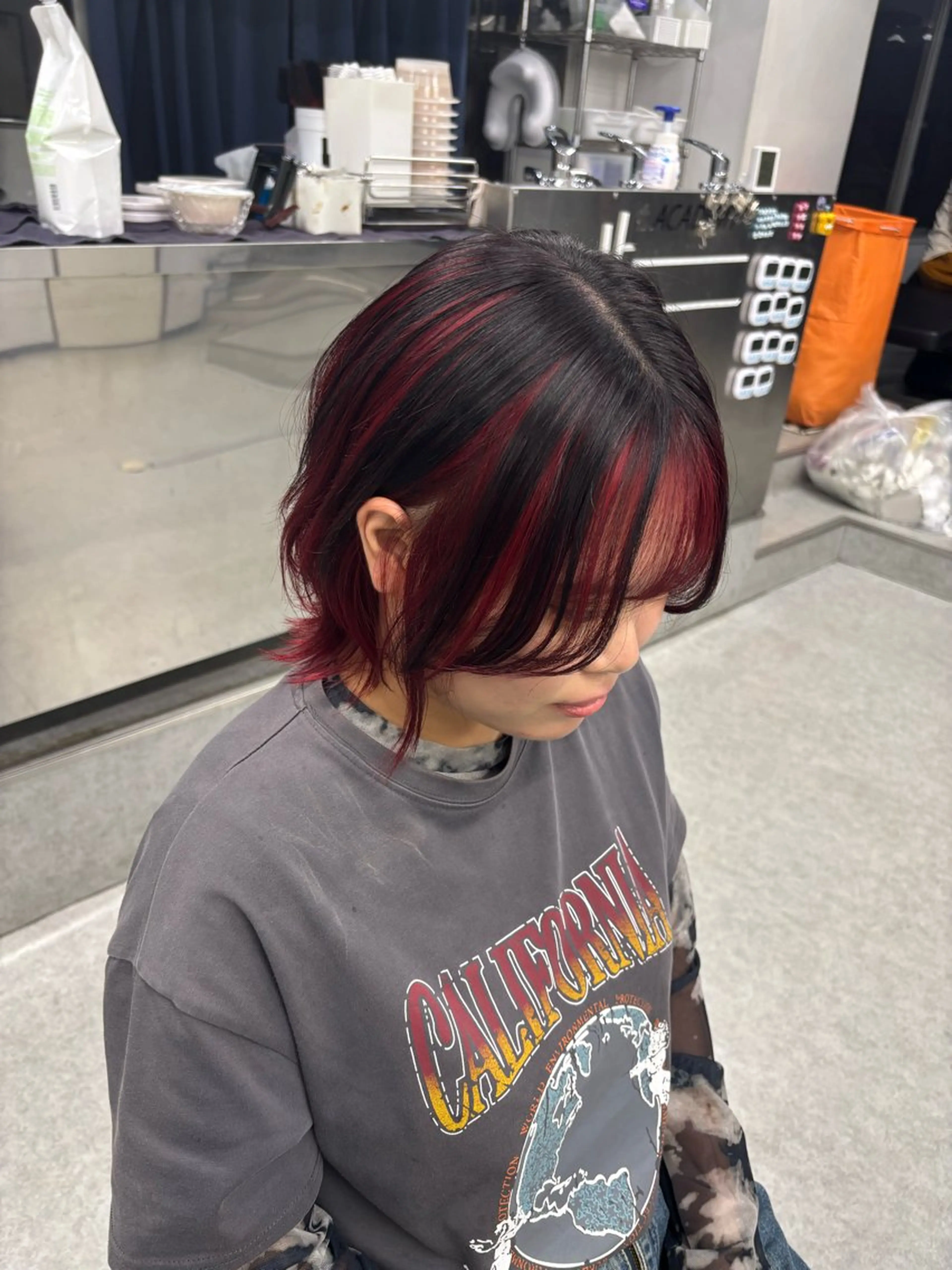 ミディアム カラー 🍀ウルフ/y2k 🍀ａｙａｎａ🍀のヘアスタイル