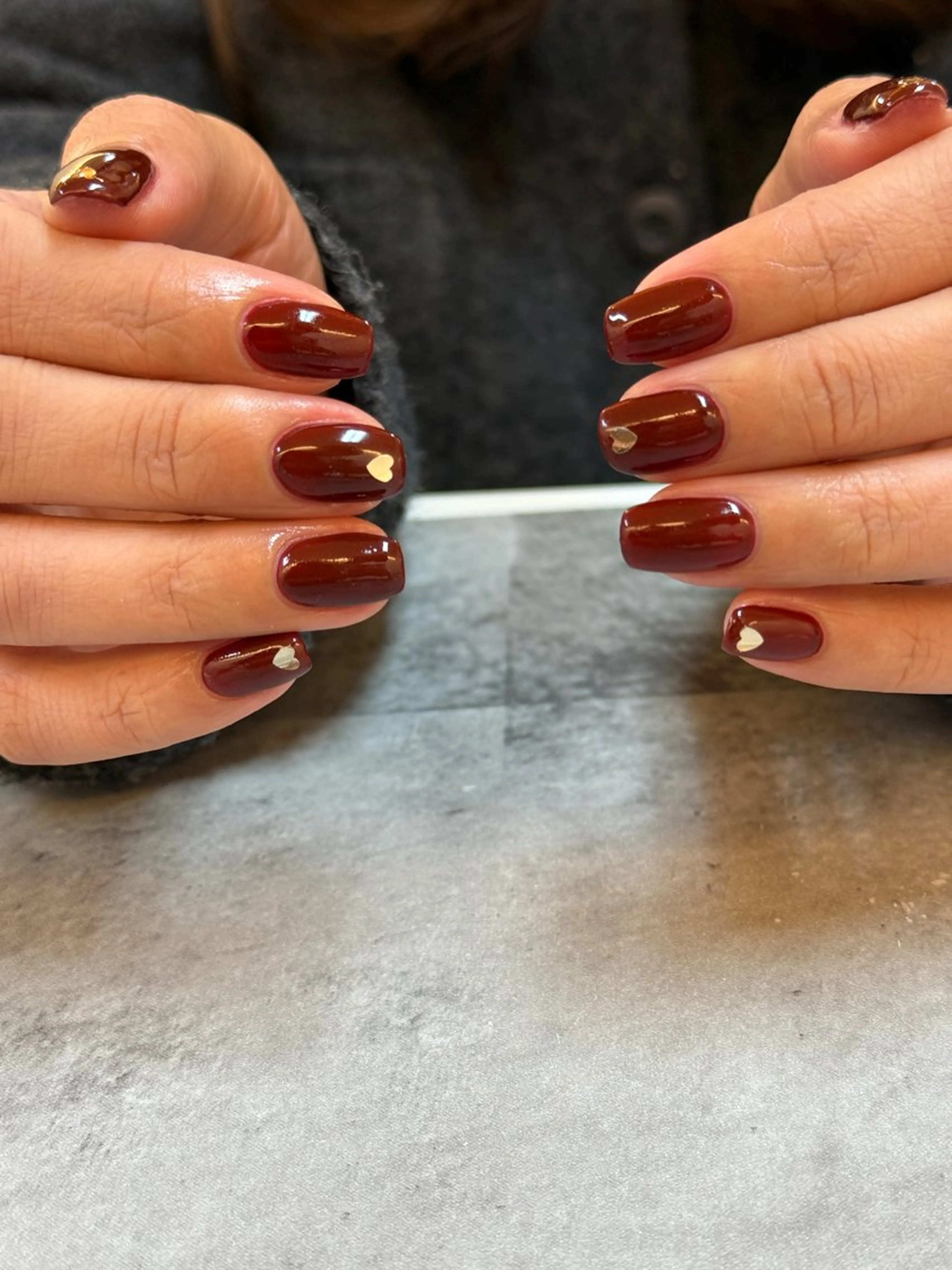 ネイル ハート ouka所属・ena satoのネイルデザイン