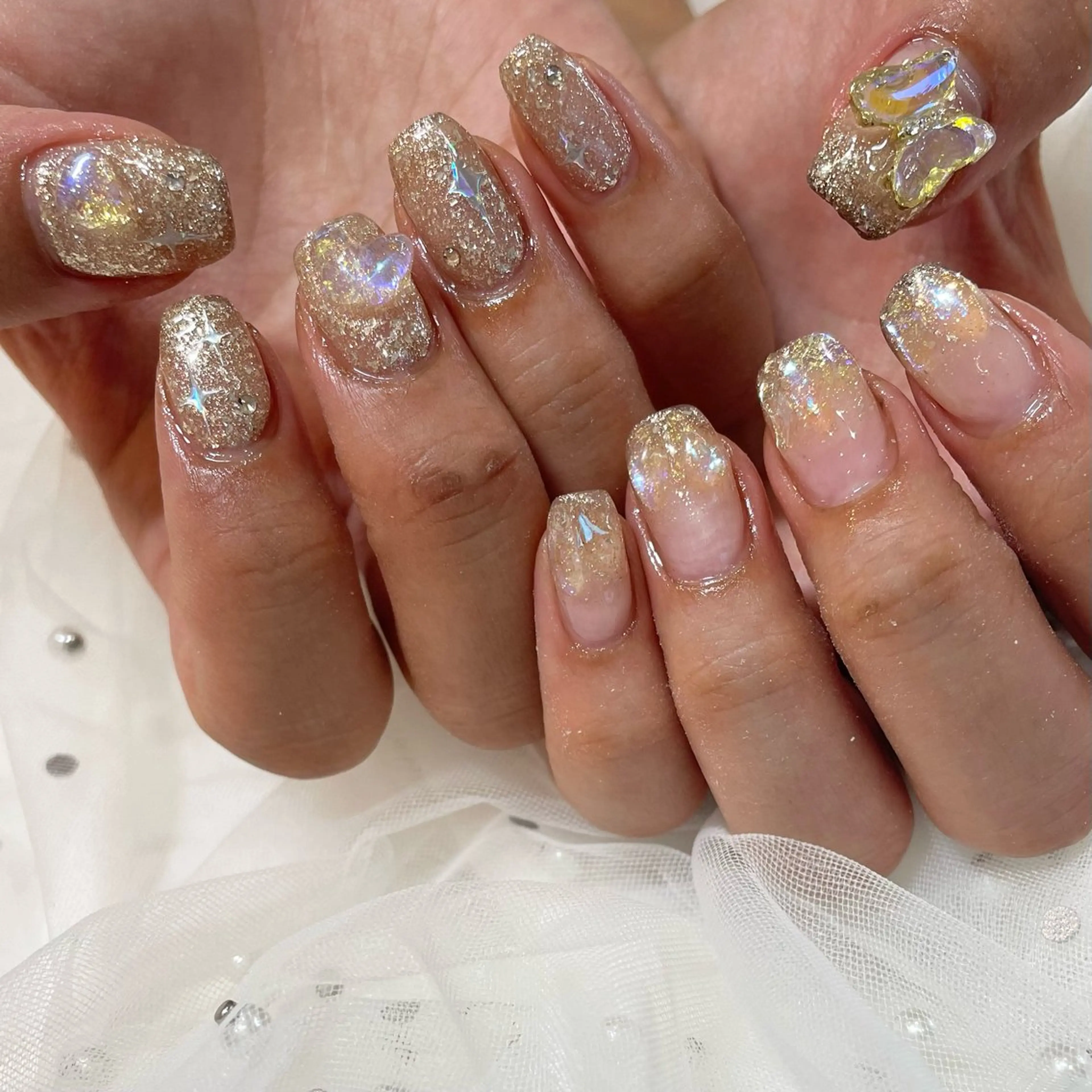 ネイル 氷ネイル・うるうるネイル Nail Salon Gummi.のネイルデザイン