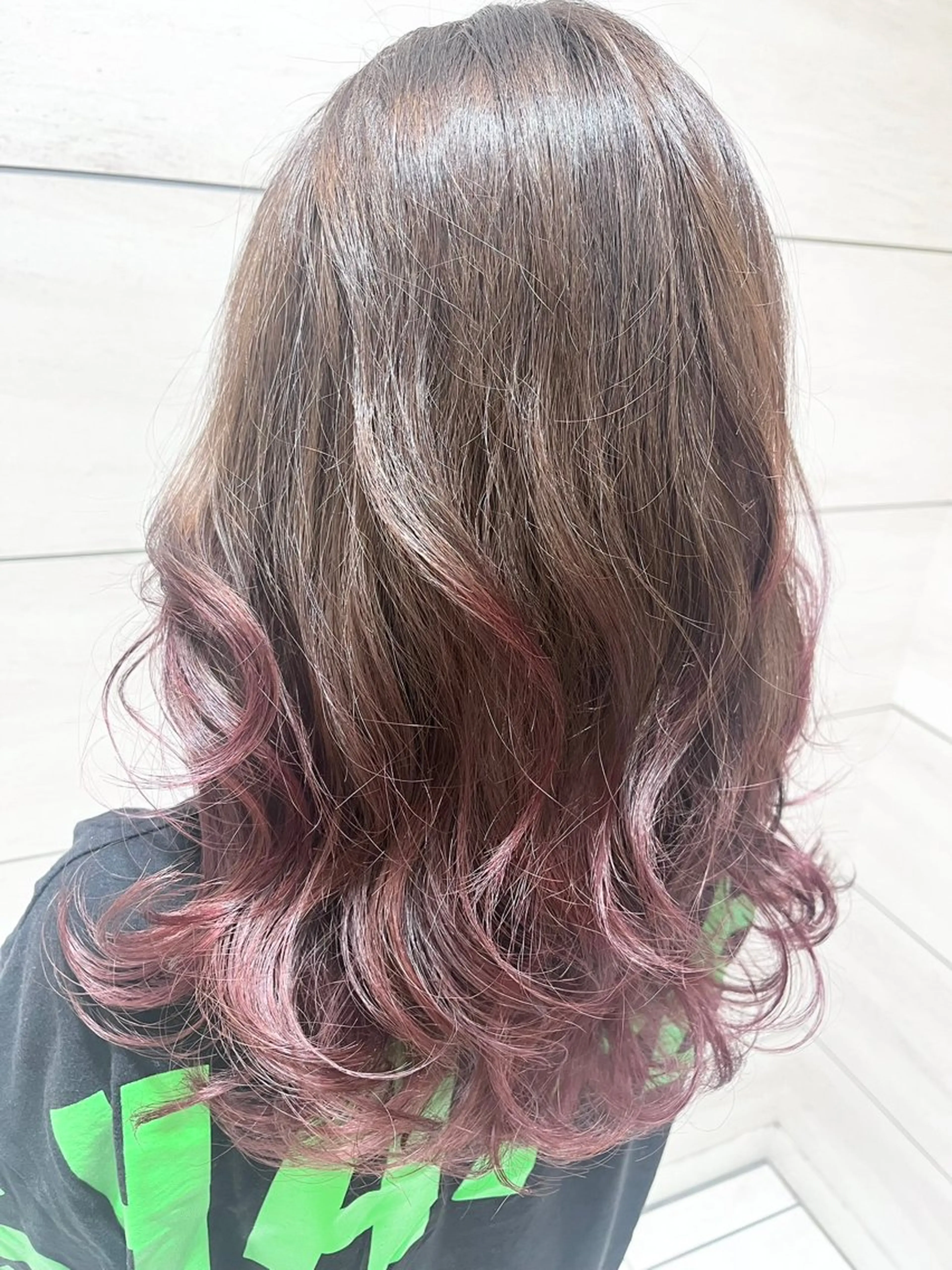 セミロング カラー ヘアカラー noll【今池駅前】 池田碧花のマツエク・マツパデザイン