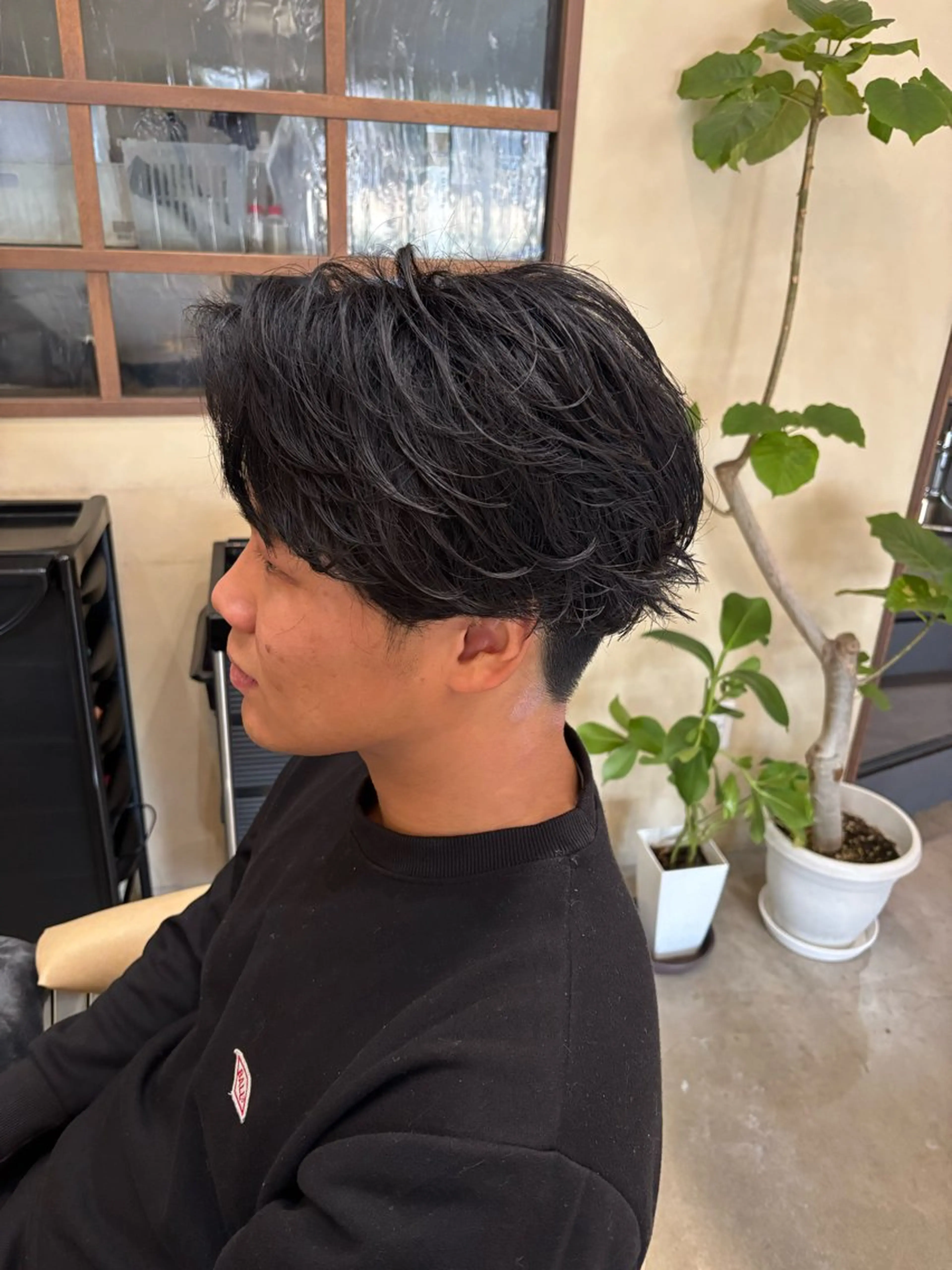 ショート メンズ カット パーマ 鹿児島 TSUBASAのヘアスタイル
