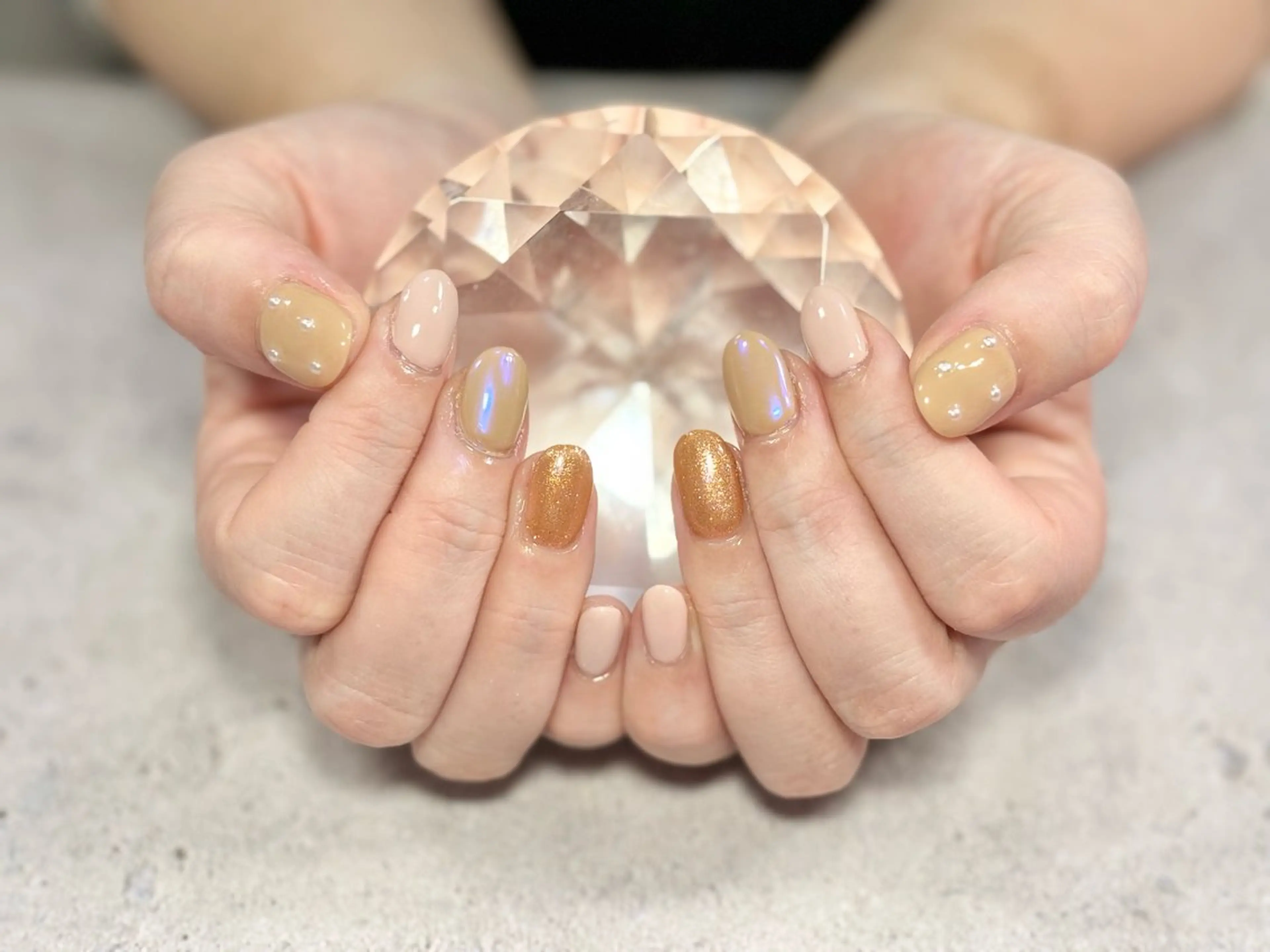 ネイル シンプルネイル 🦋Kiyomi. 🦋のネイルデザイン