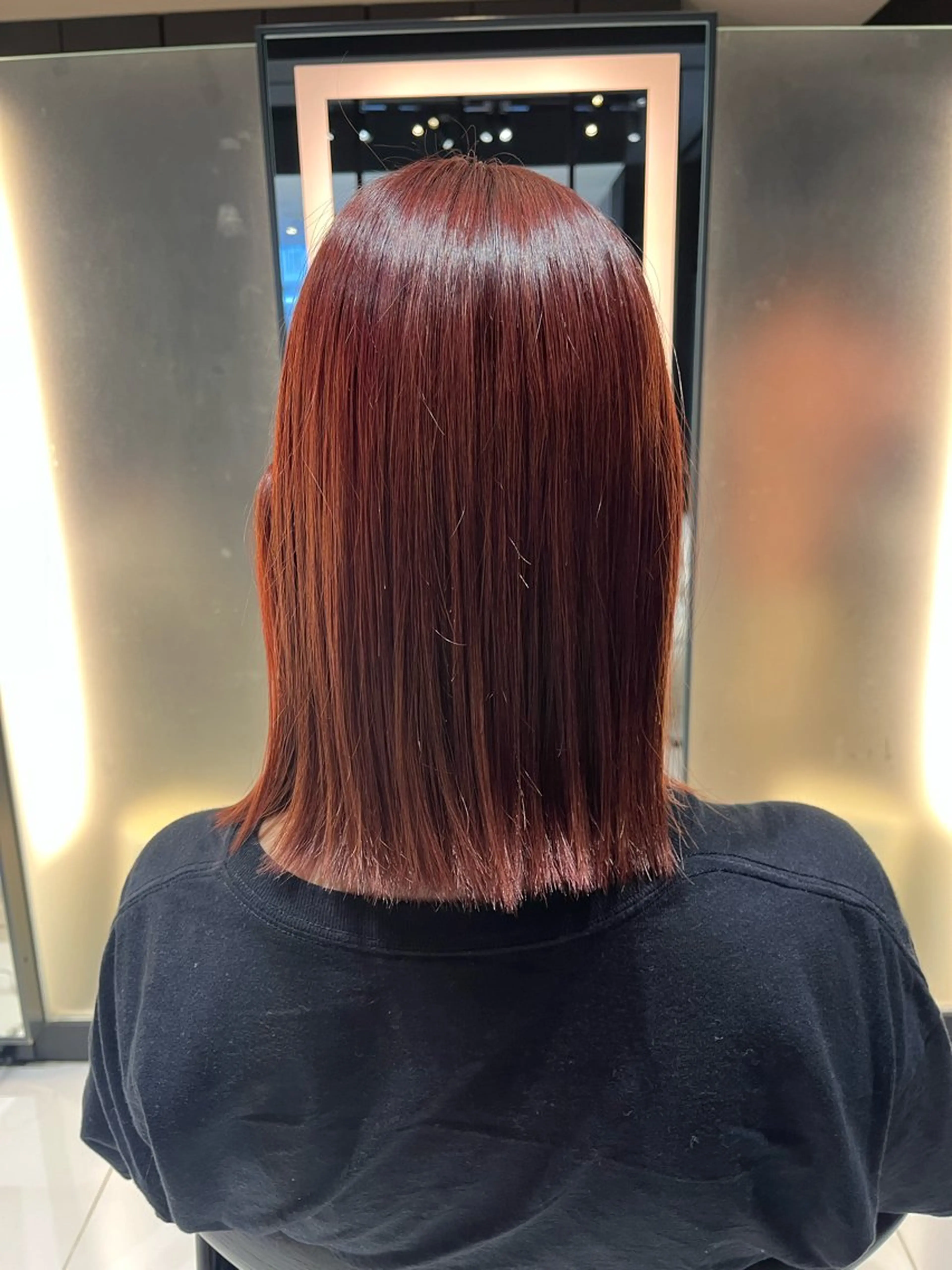 ミディアム saki‪🌱‬♡ /ボブ/透明感カラーのヘアスタイル