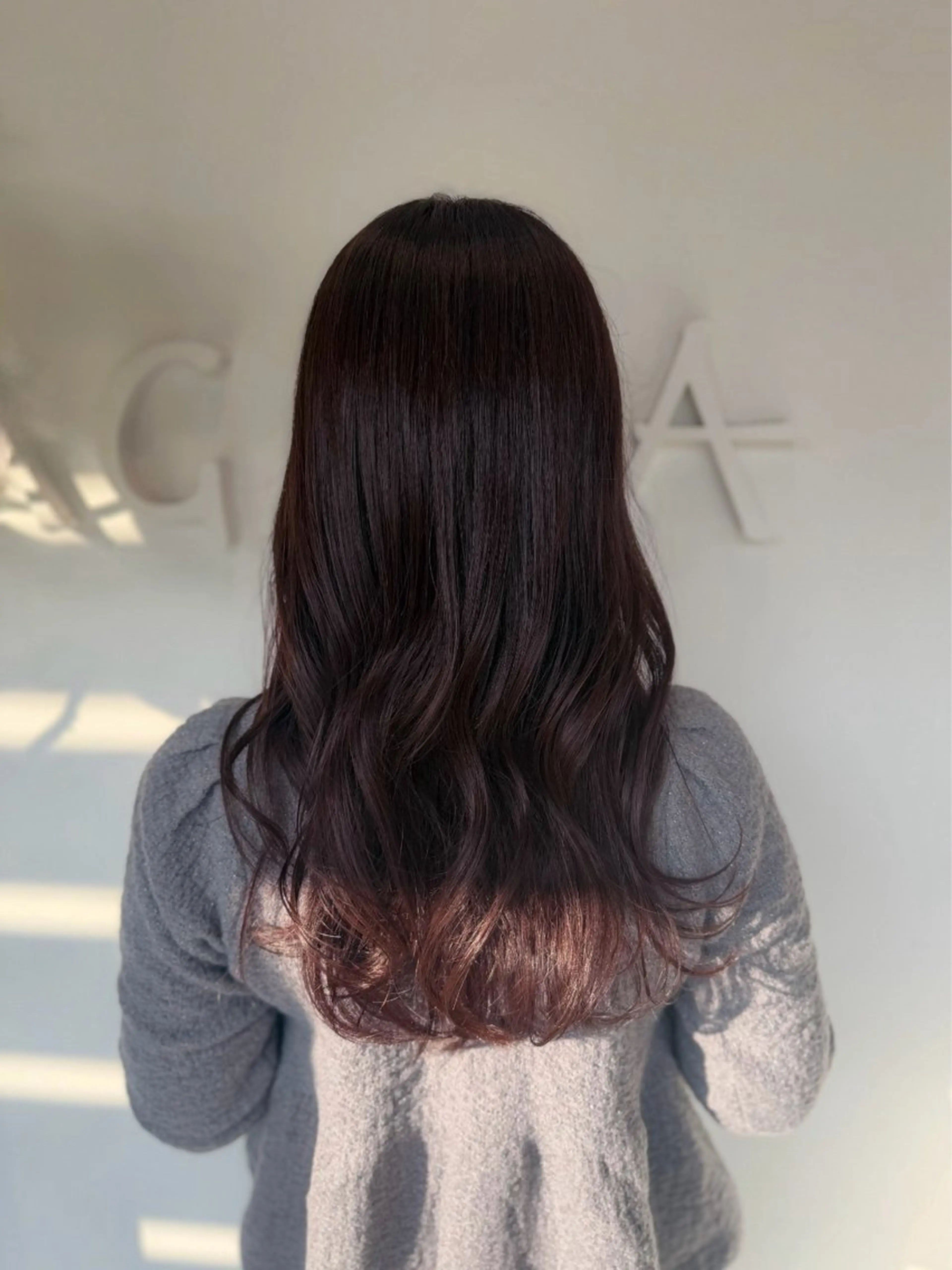 ロング カラー カット ヘアカラー トリートメント 透明感カラー／ 艶感カラー／RAMUのヘアスタイル