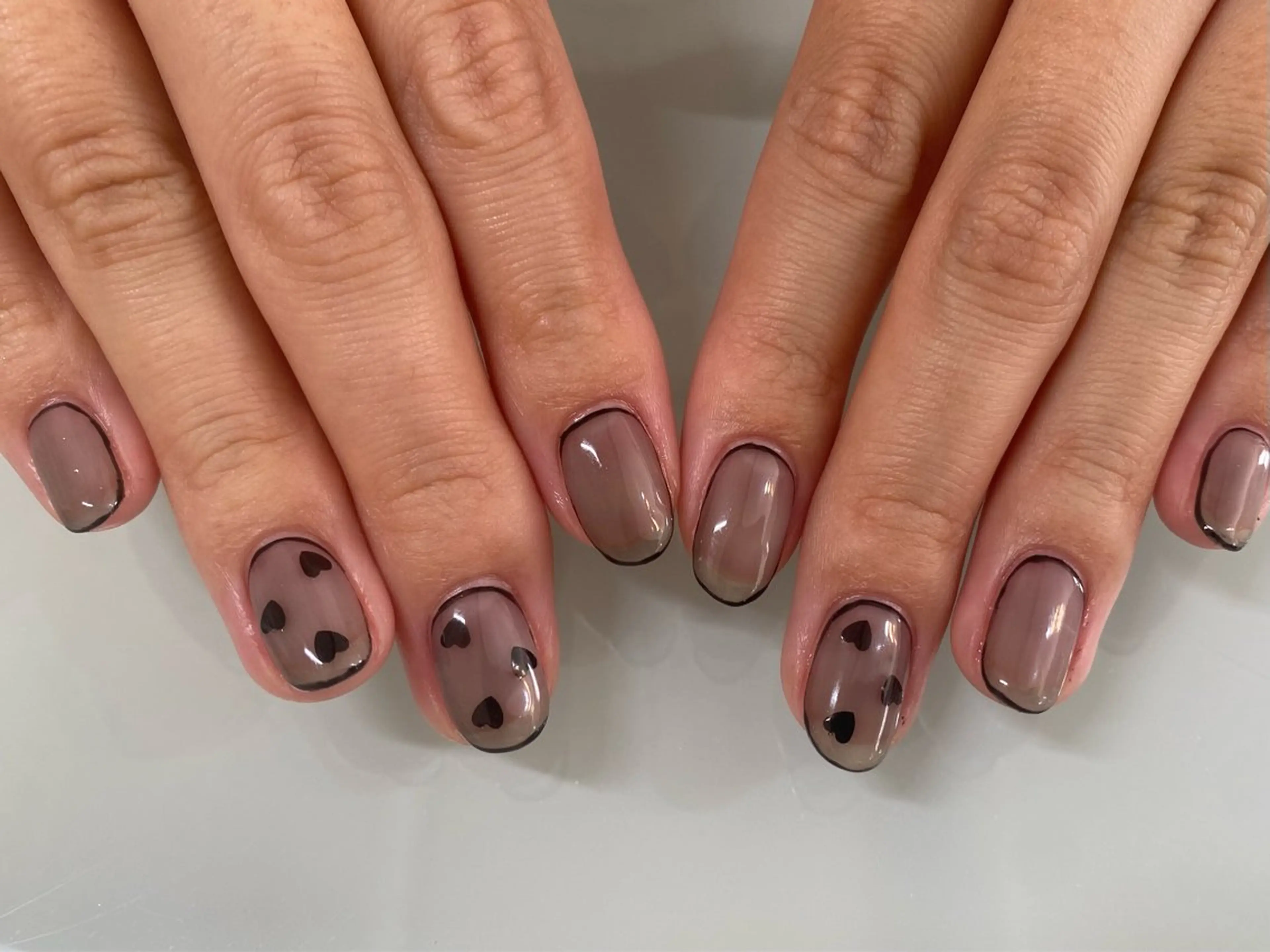 ハンドシンプルアートコース♫贅沢ハンドケア付き⭐︎オフ込⭐︎の写真